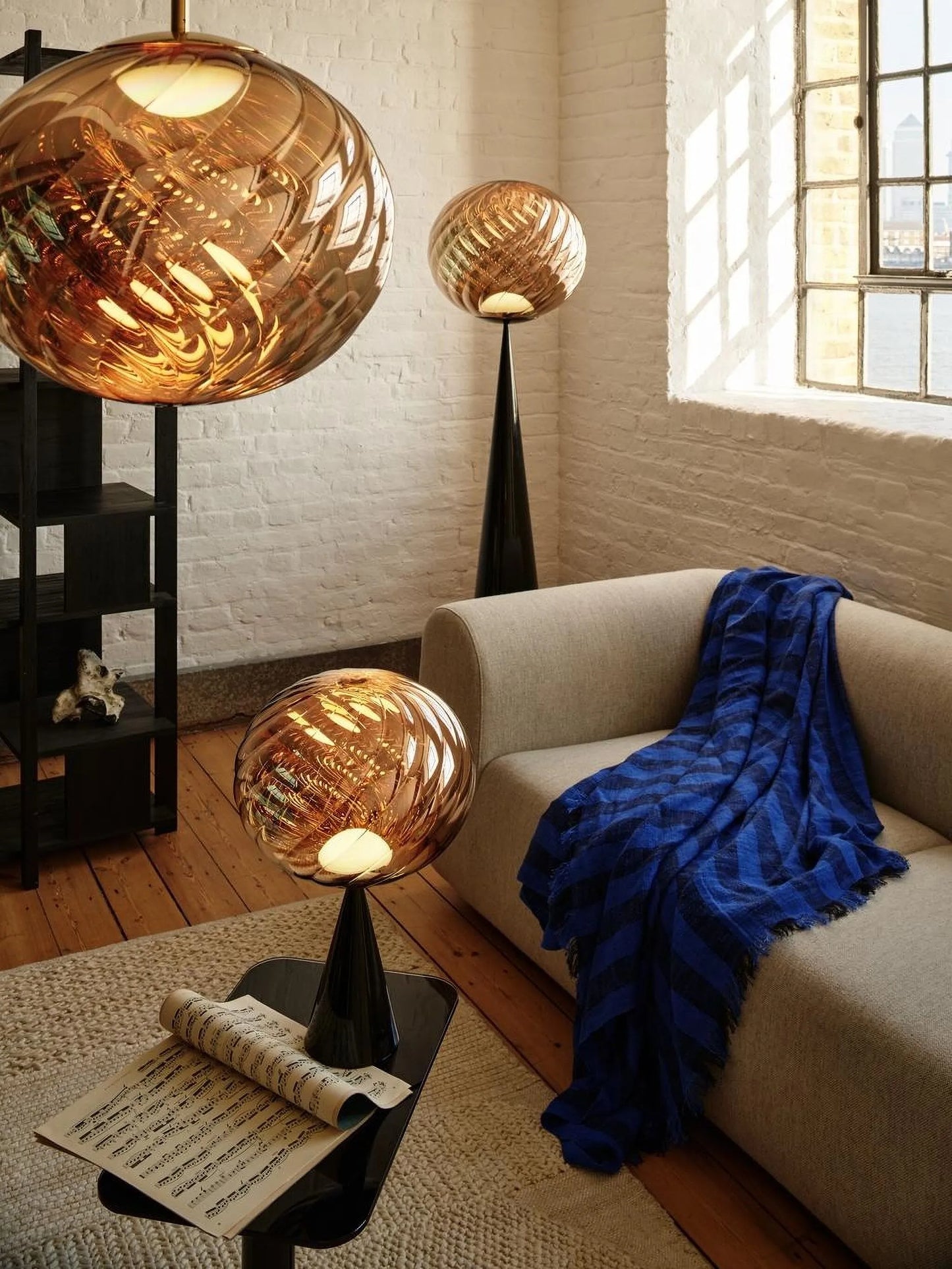 Band striped throw (200cm x 160cm)