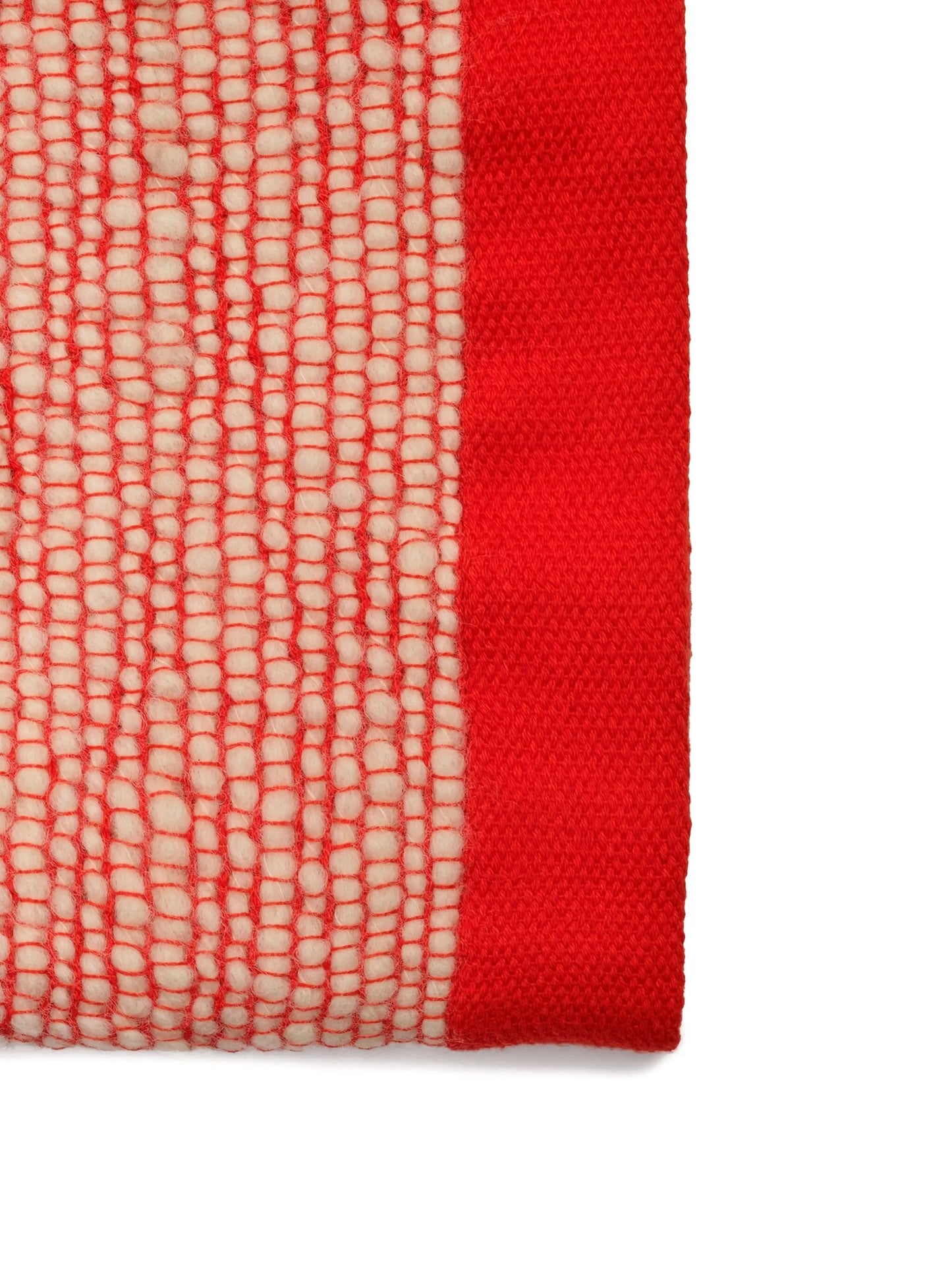 thread bordered throw (180cm x 140cm)