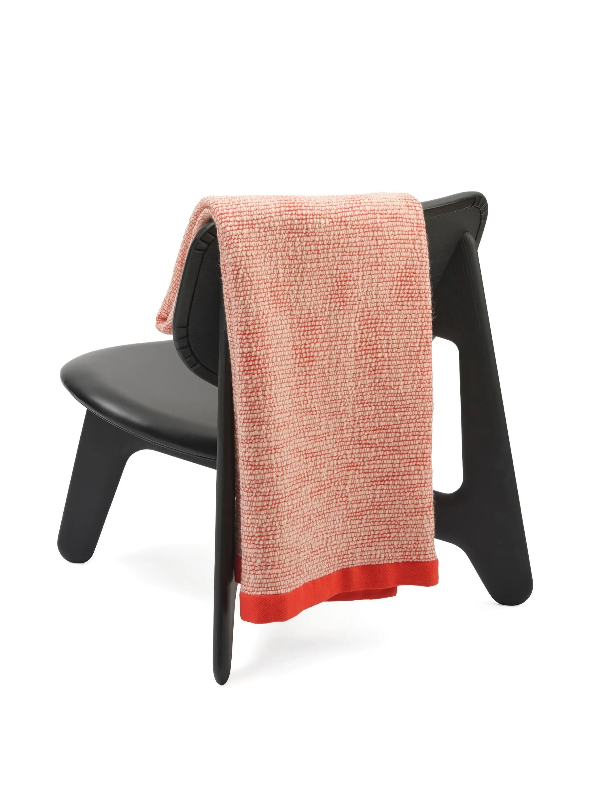 thread bordered throw (180cm x 140cm)