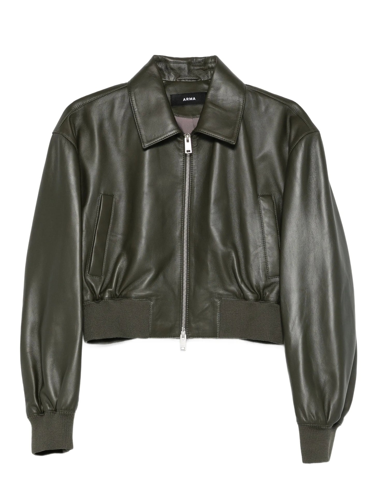 Desy leather bomber jacket
