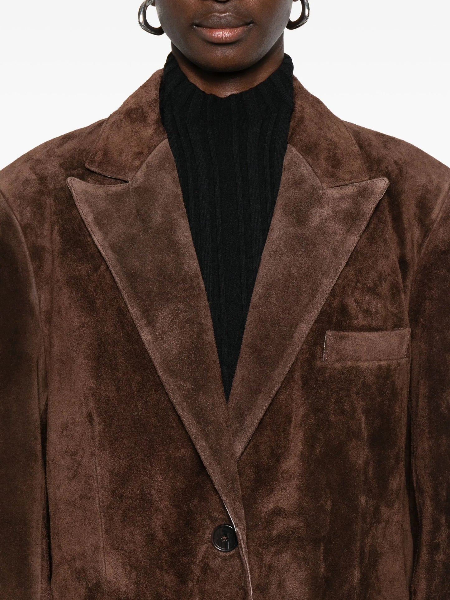 Alissa suede trench coat