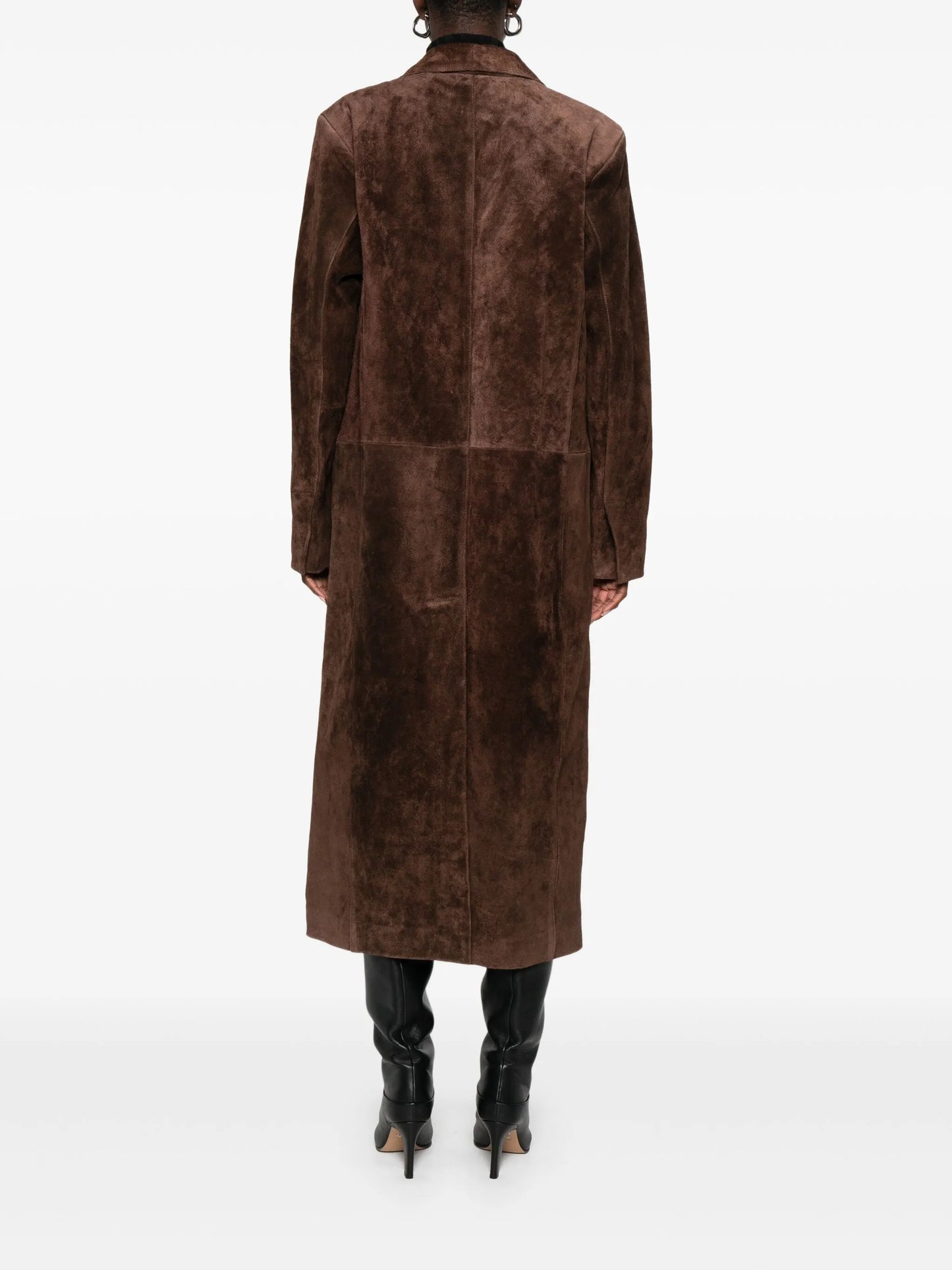Alissa suede trench coat
