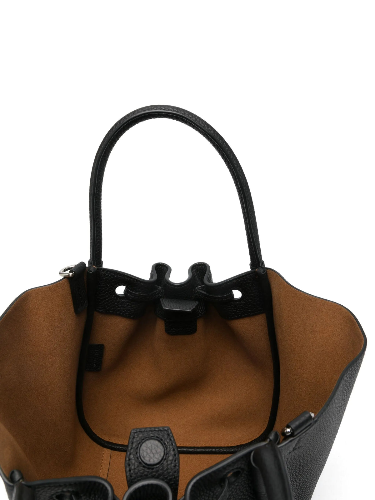 small ruched tote