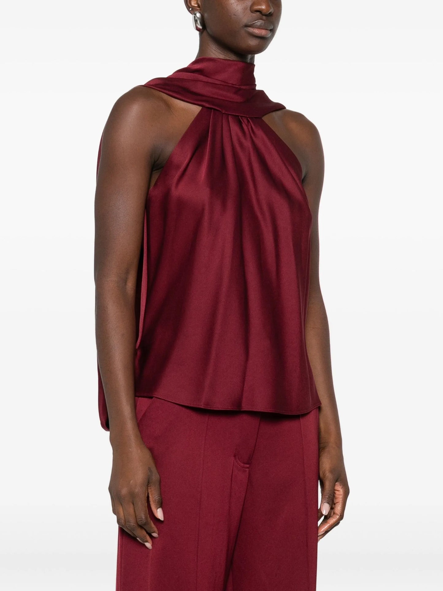draped blouse