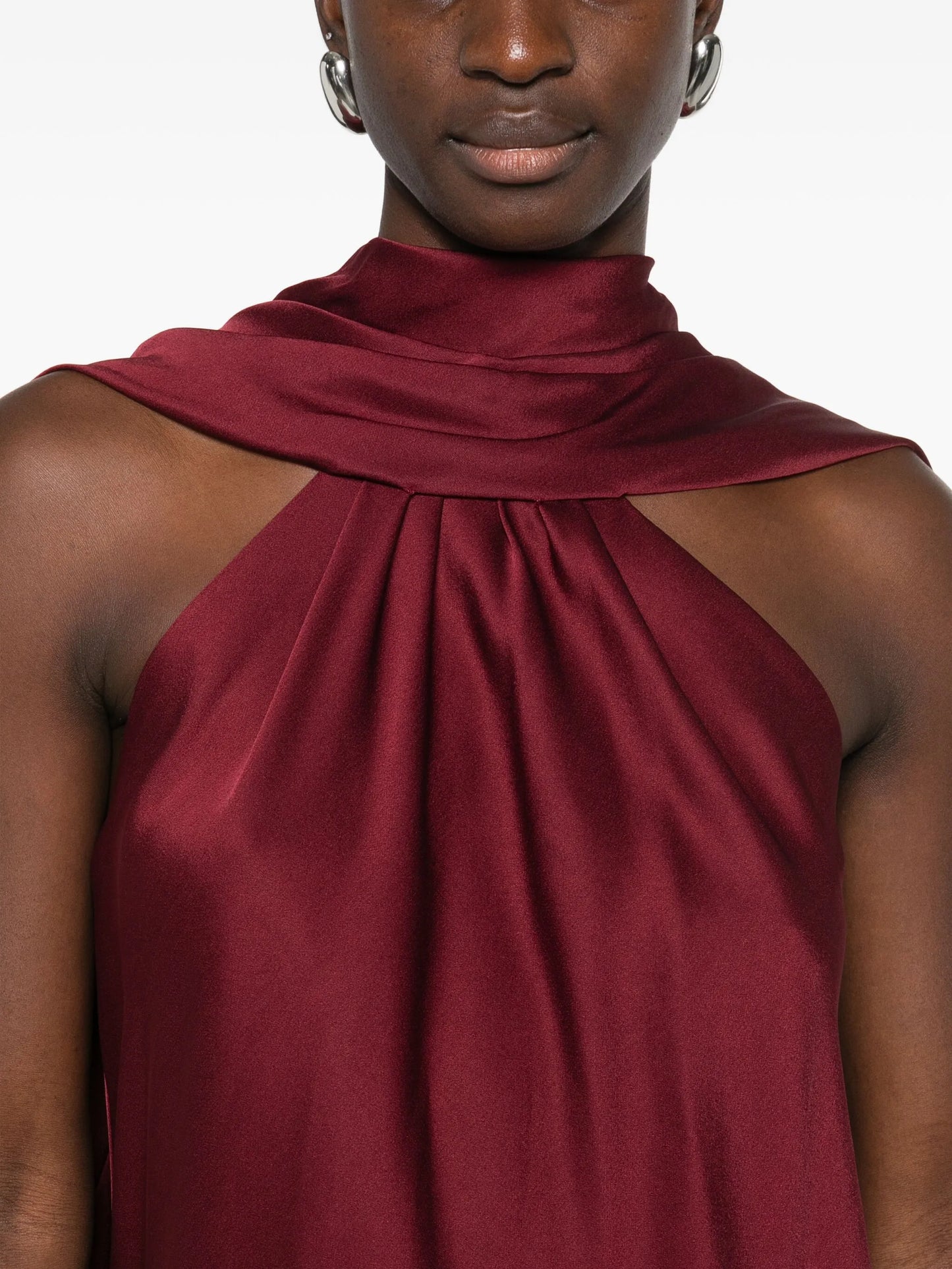 draped blouse