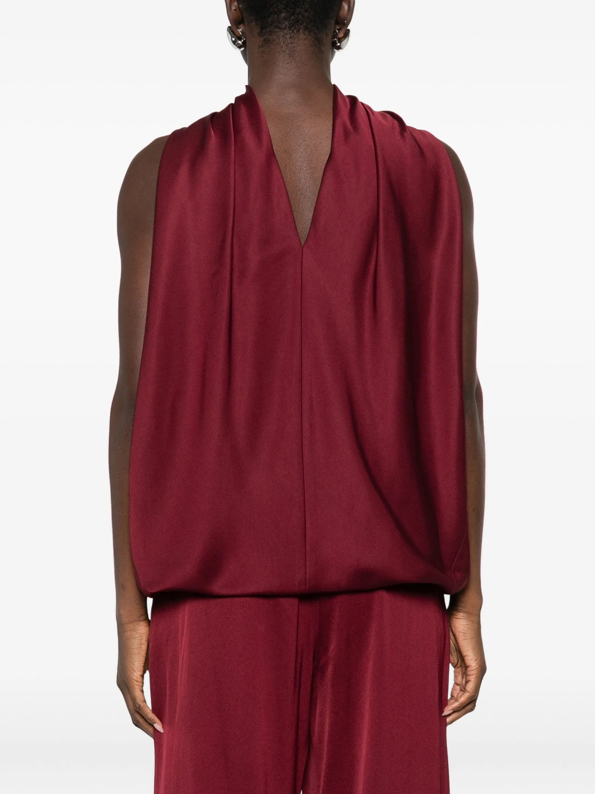 draped blouse
