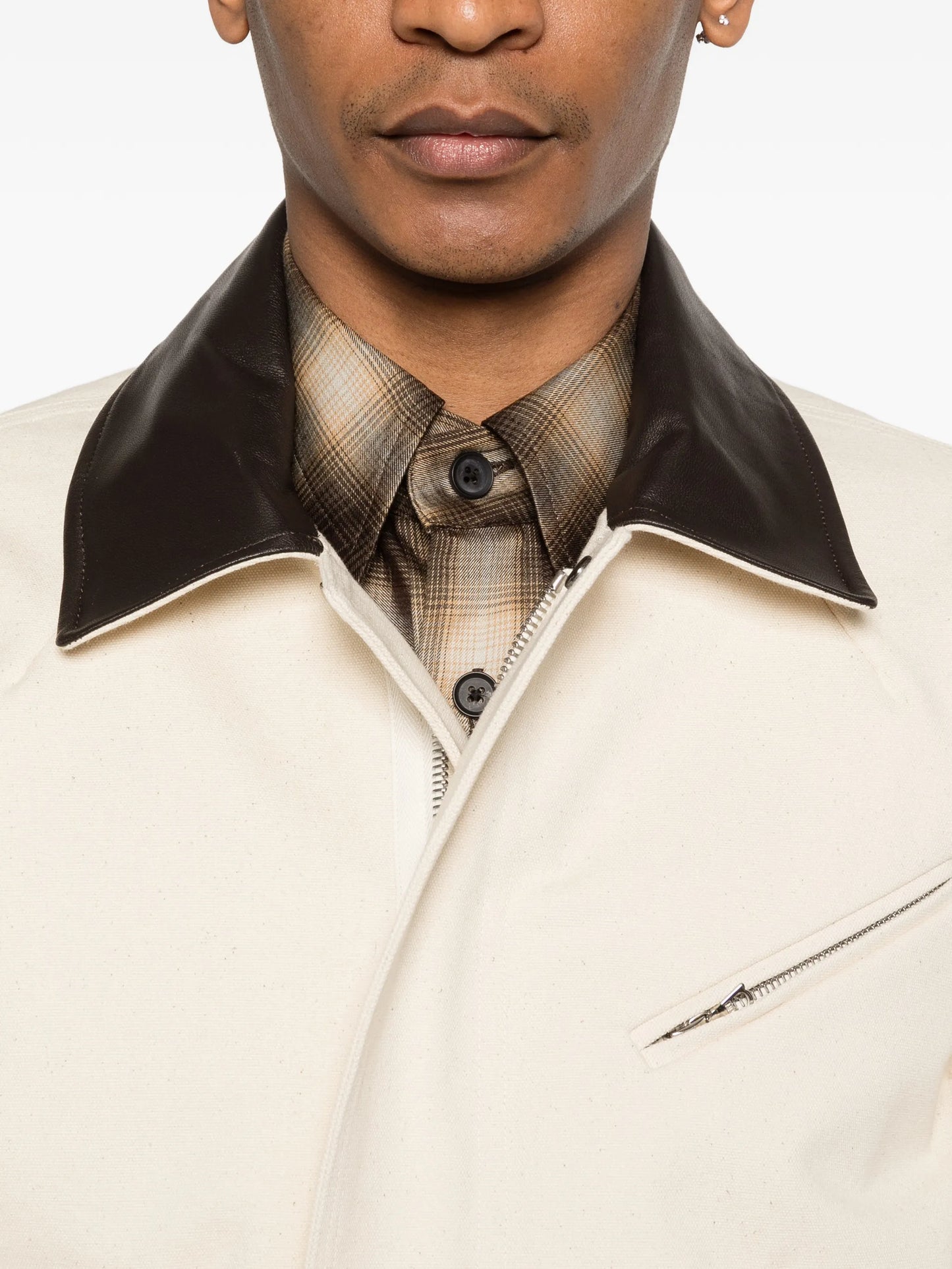 Painter hybrid biker jacket