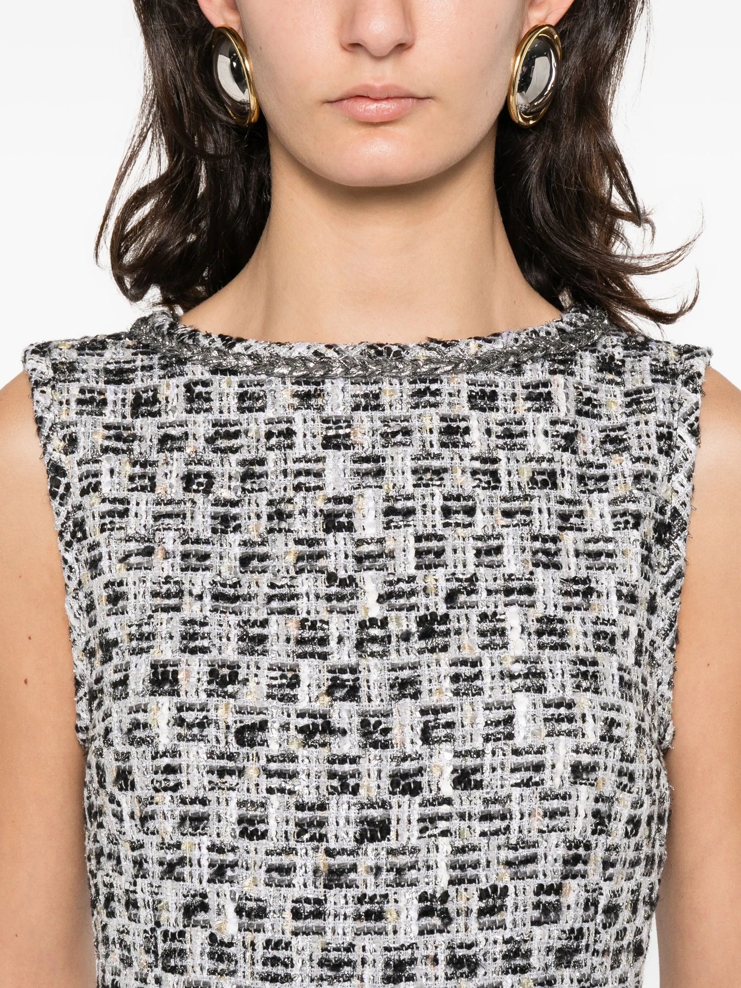 tweed mini dress