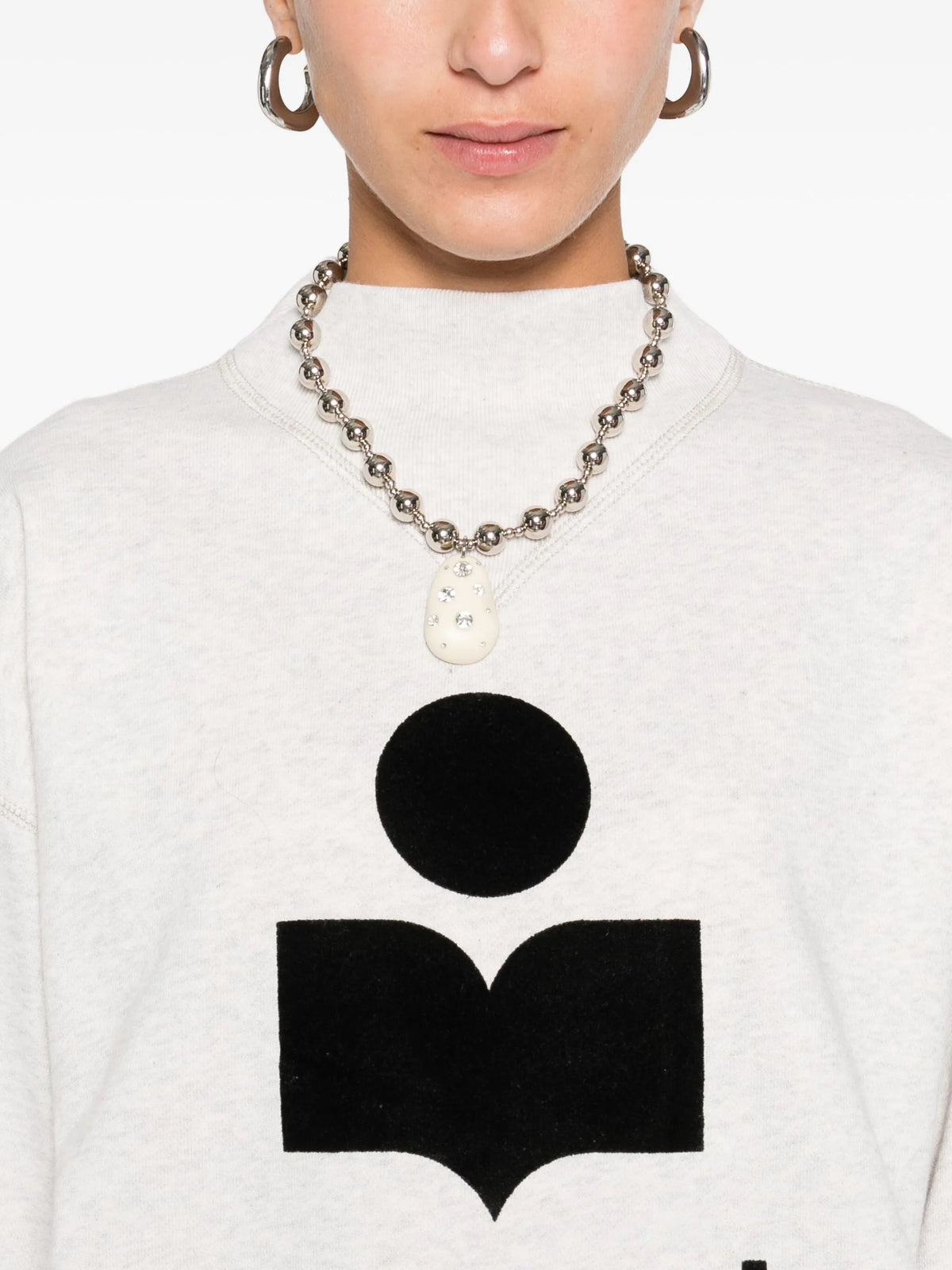 logo-print sweater