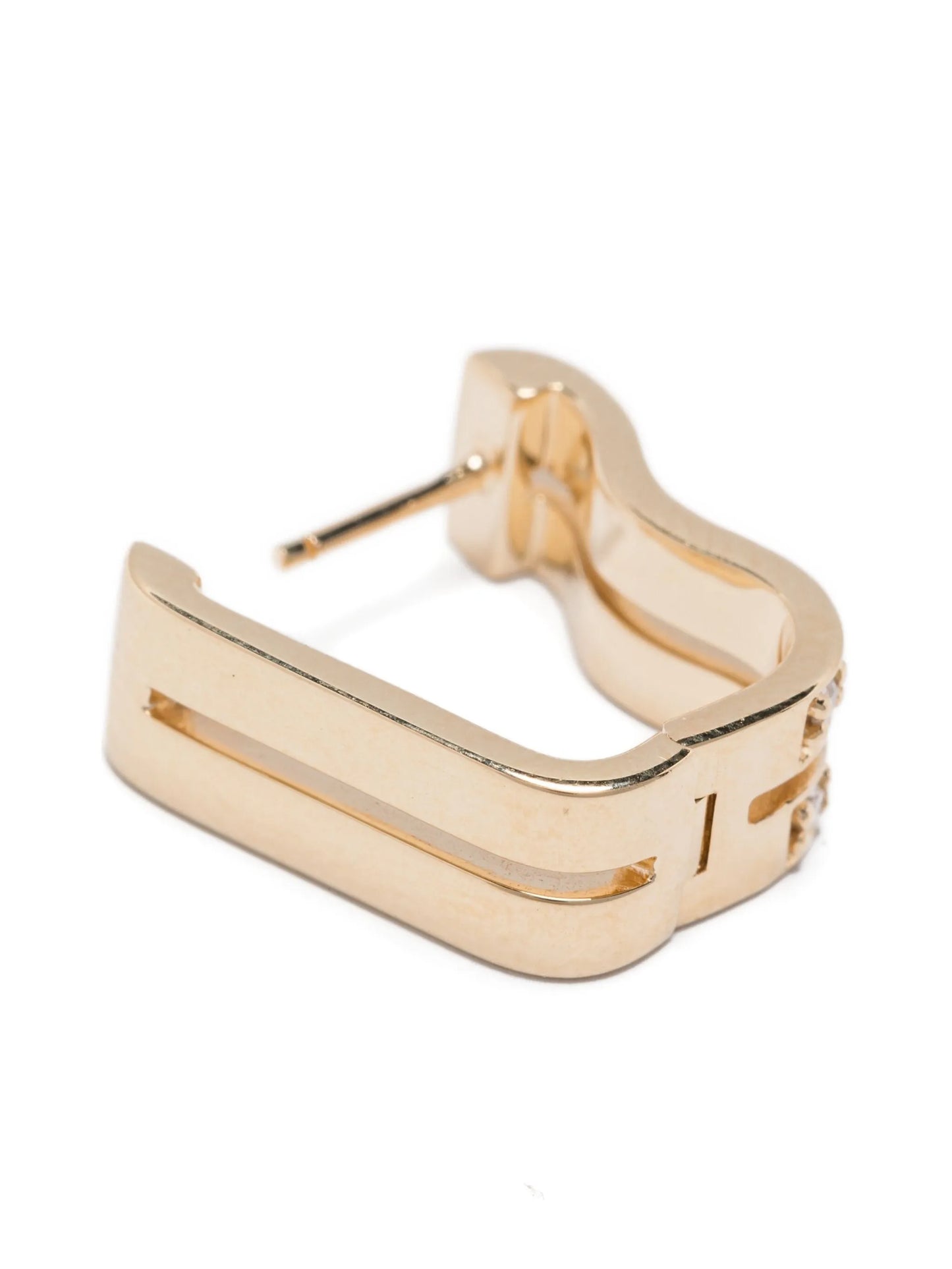14K gold diamond earrings