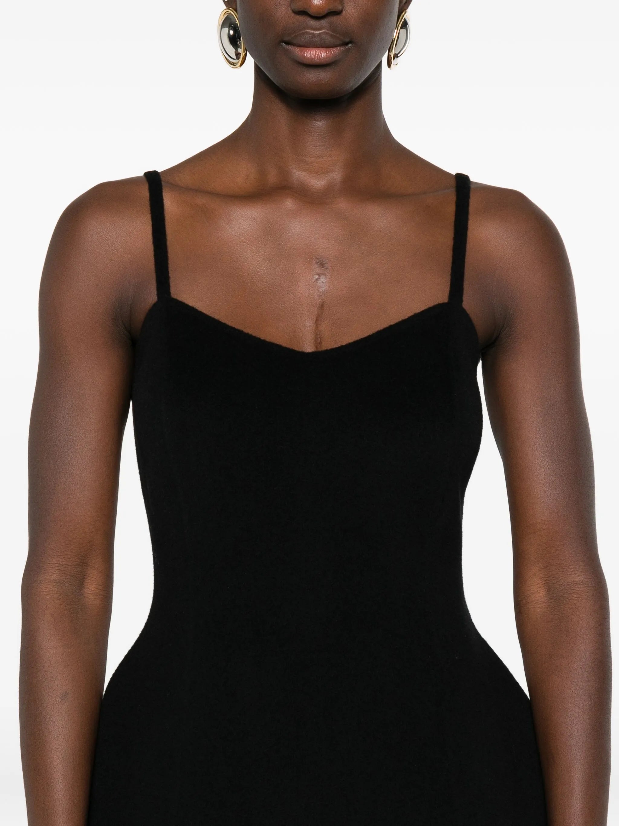 double-face bustier top