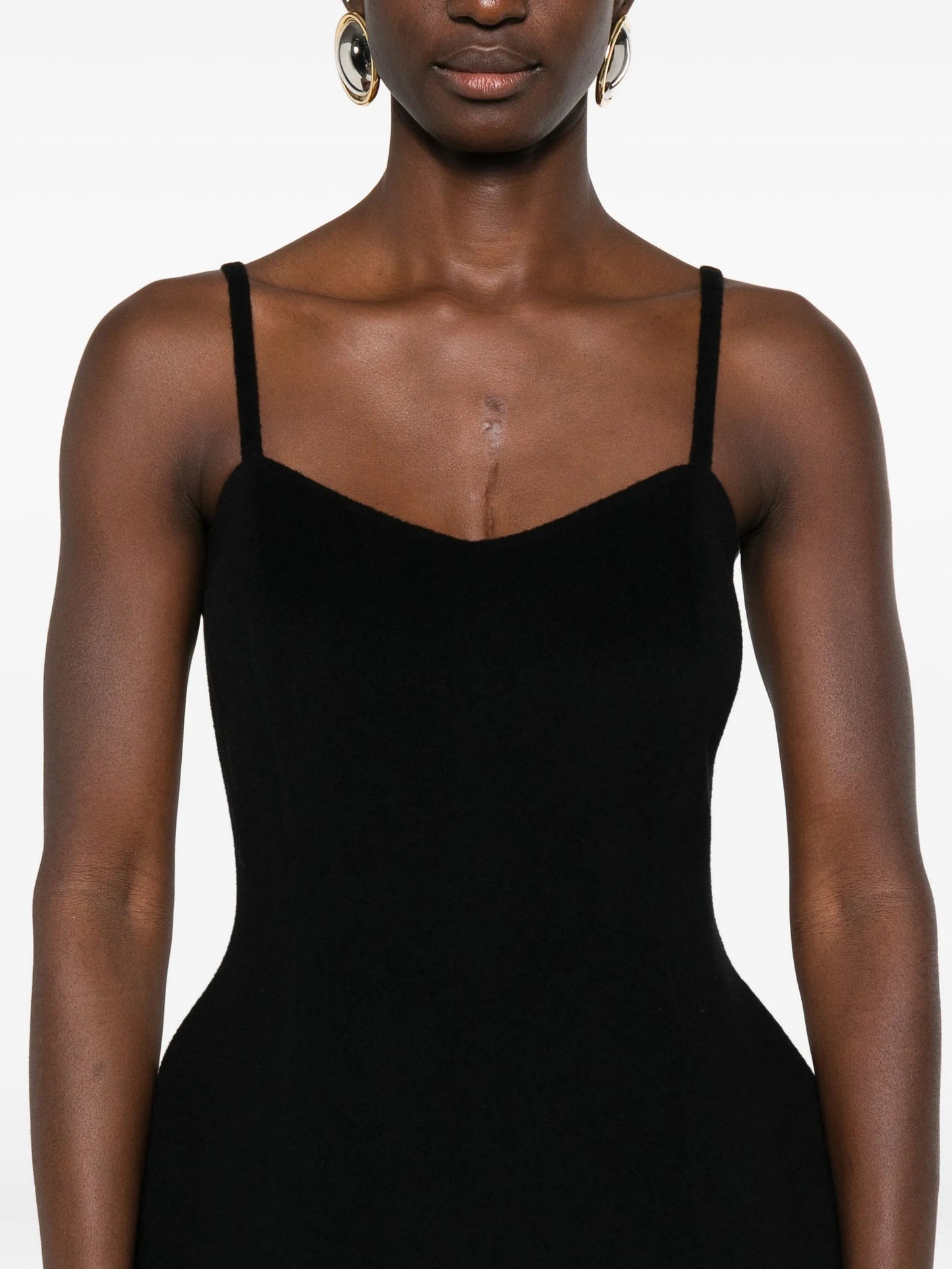 double-face bustier top