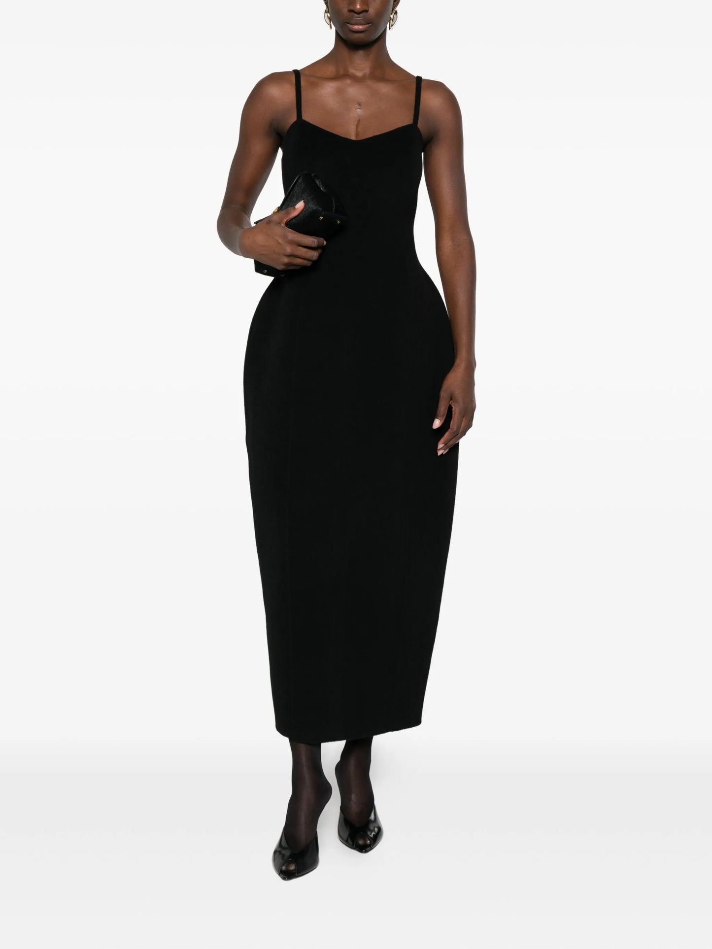 sculptural double-face dress