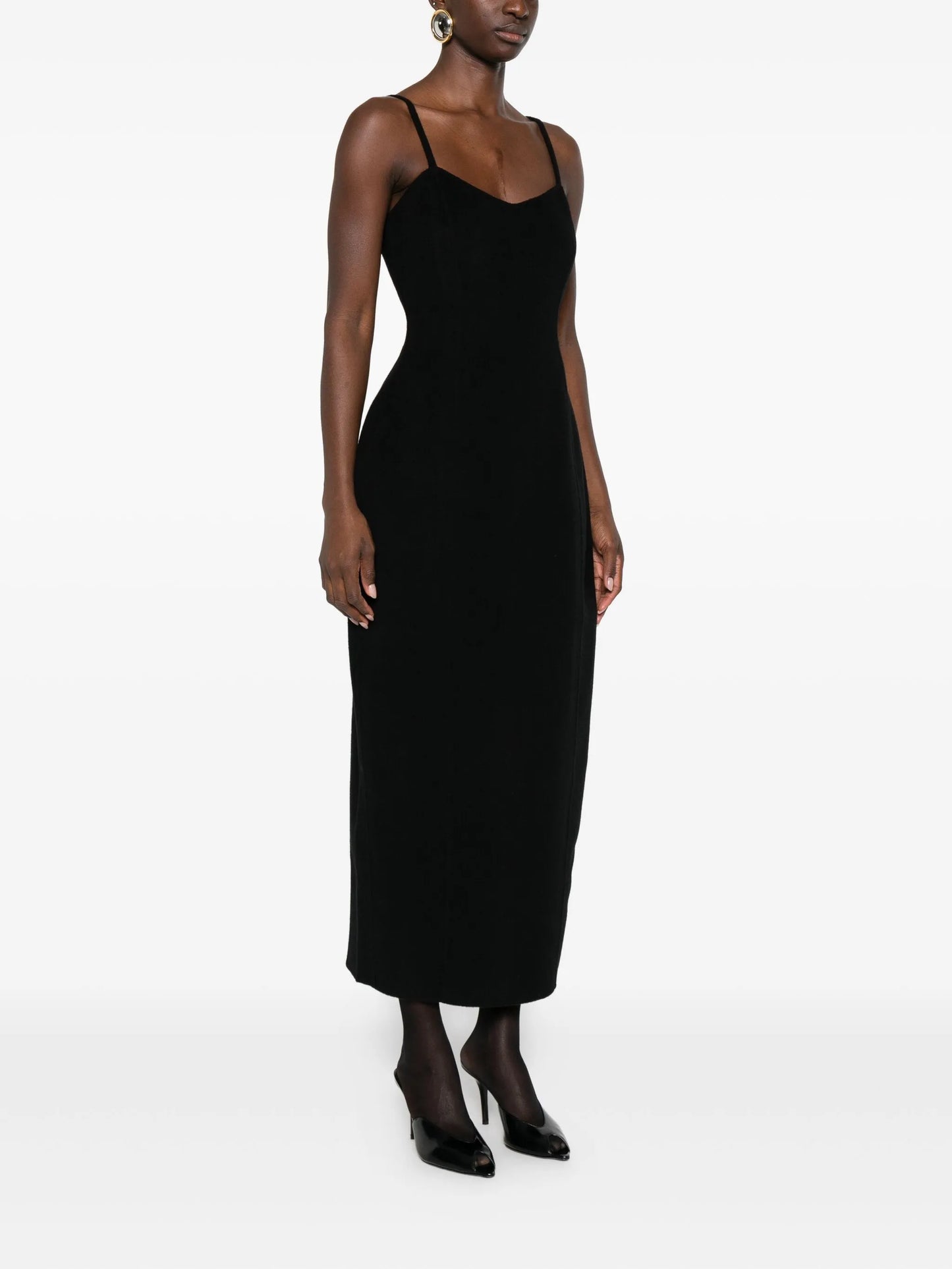 sculptural double-face dress