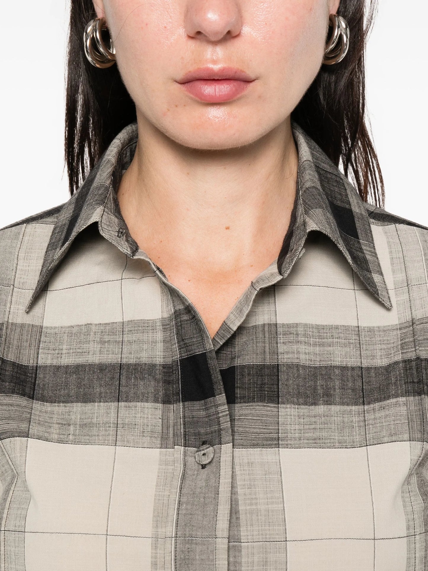 plaid buttoned scarlett shirt