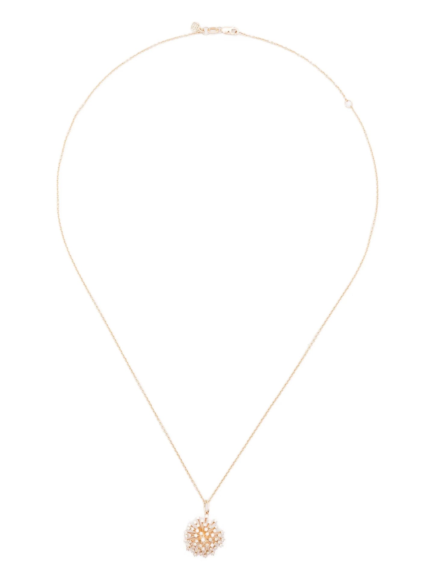 14K yellow gold Burst necklace