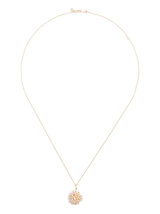 14K yellow gold Burst necklace