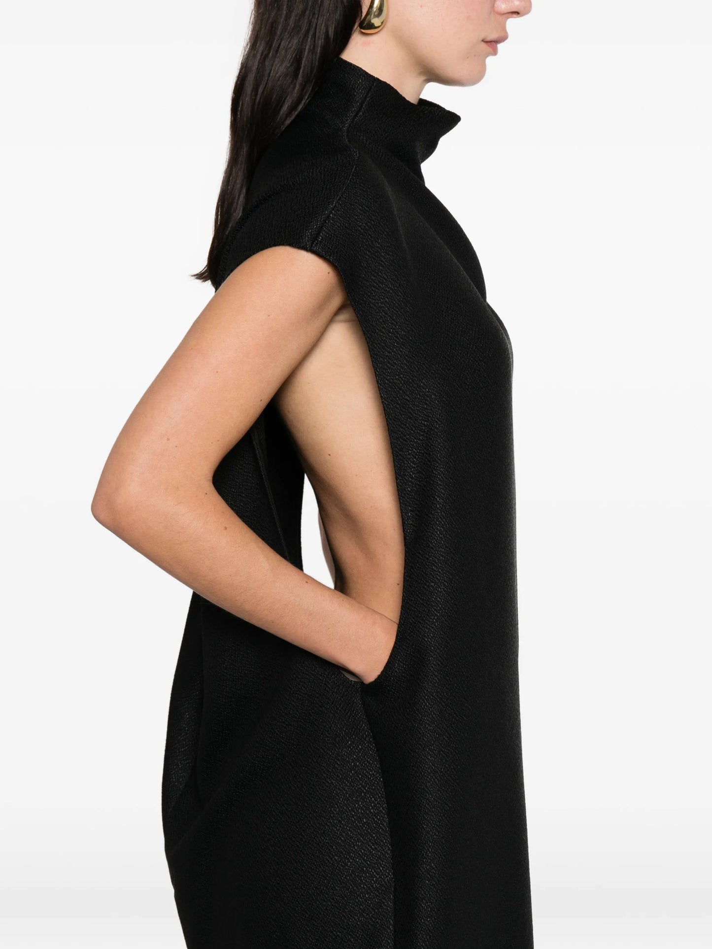 Thea mock-neck maxi dress