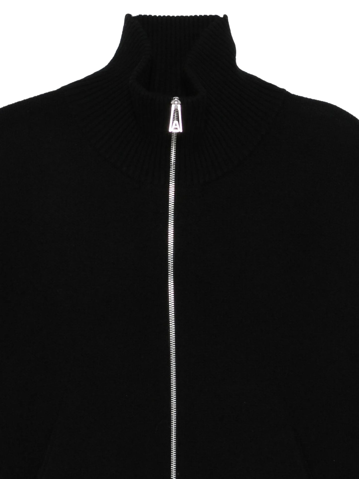zip-neck high-neck jacket