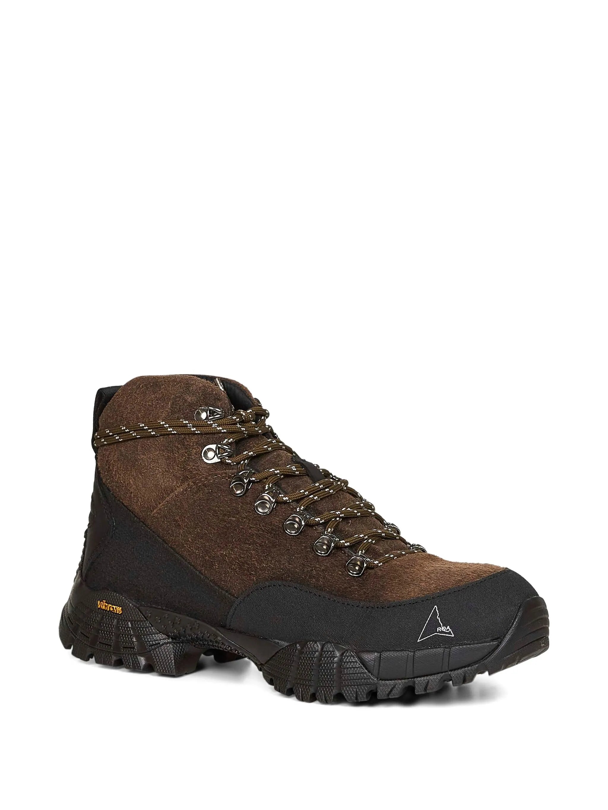 Andreas lace-up suede-blend boots