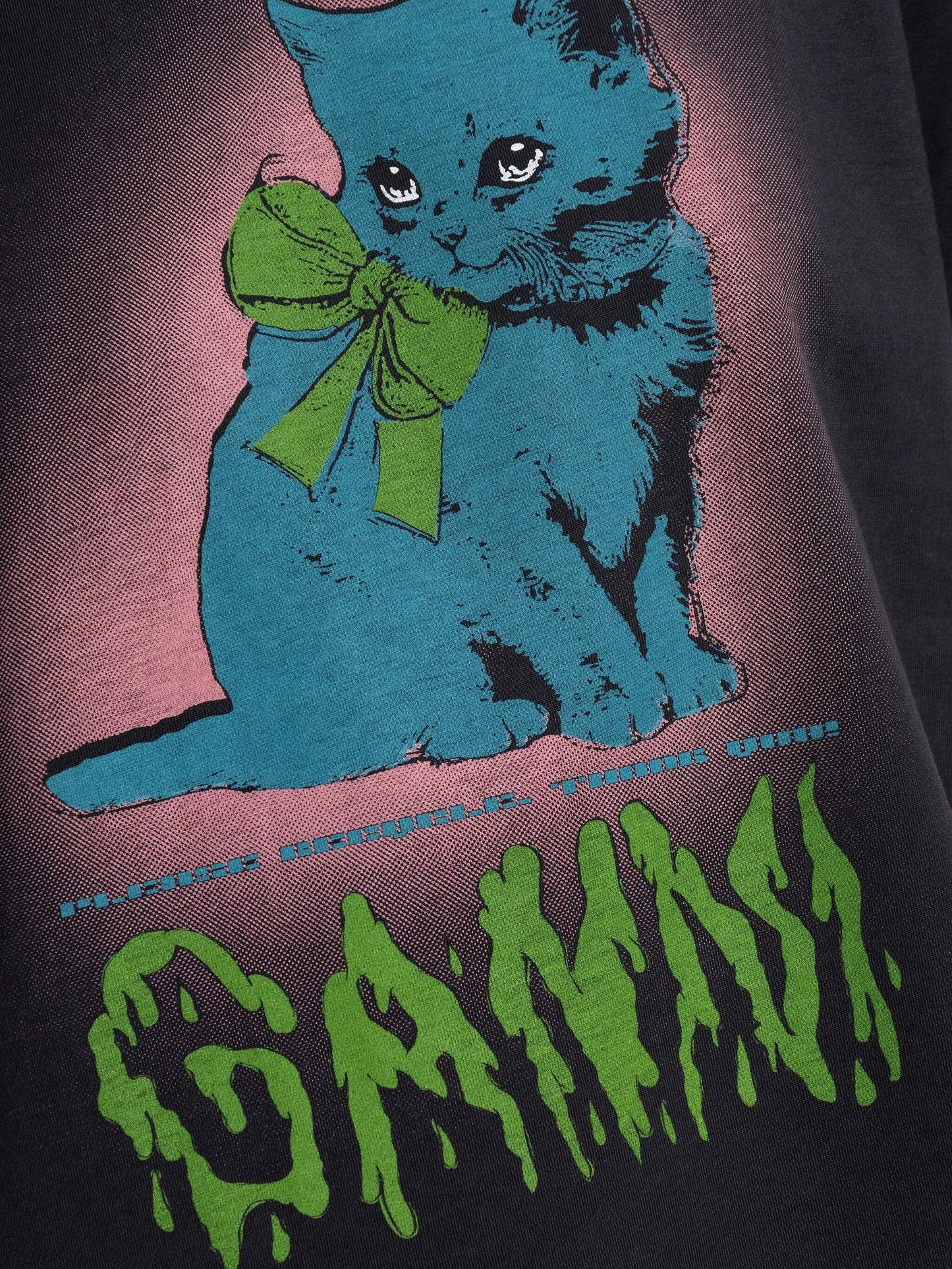 cat-bow T-shirt