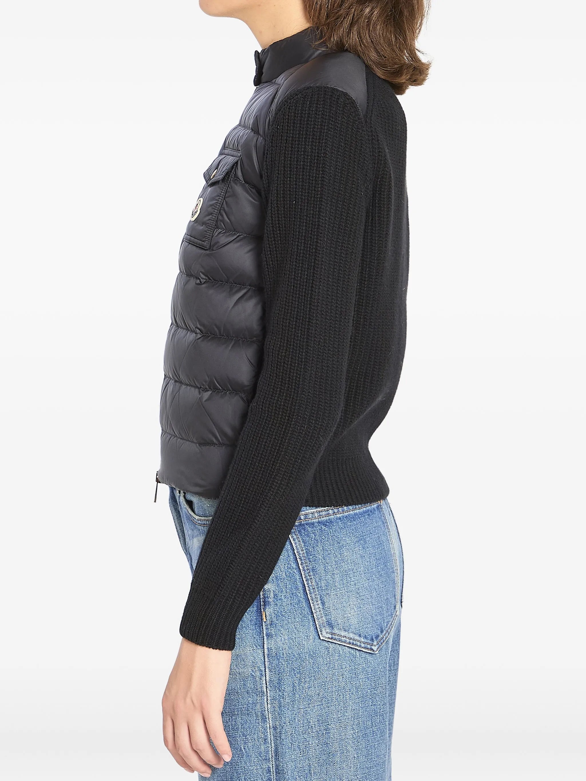padded wool-blend puffer jacket