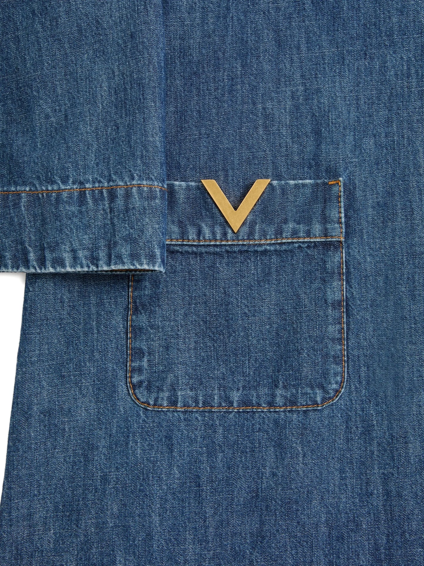 mini chambray dress