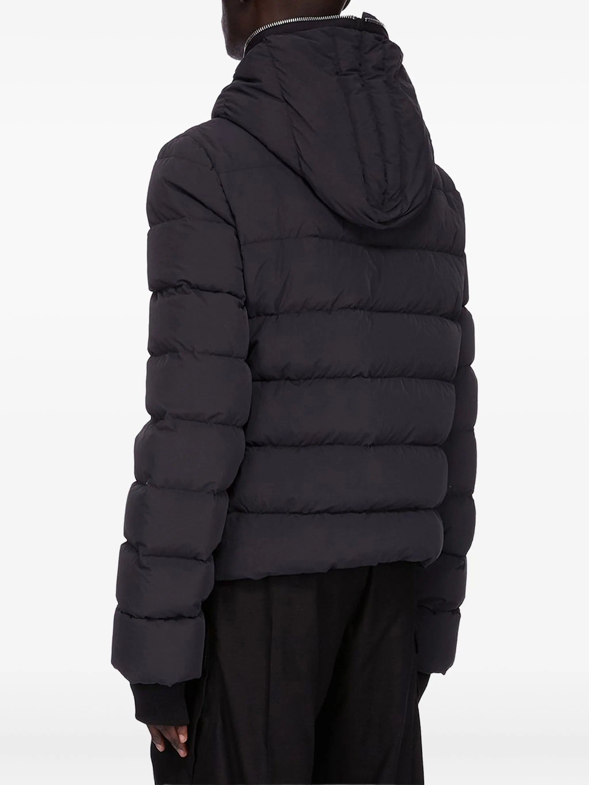 hooded puffer jacket