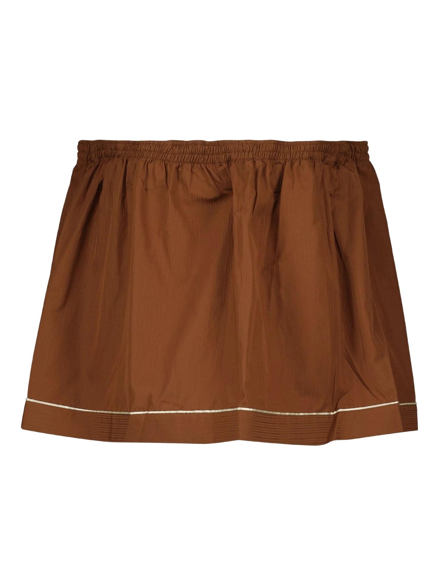 button-fastening mini skirt