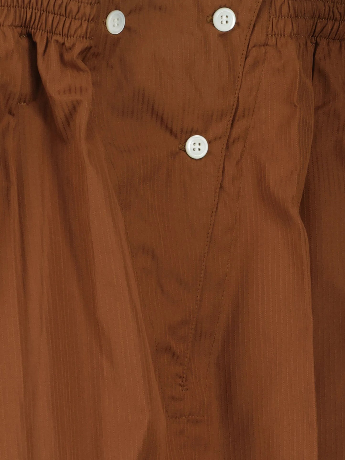 button-fastening mini skirt