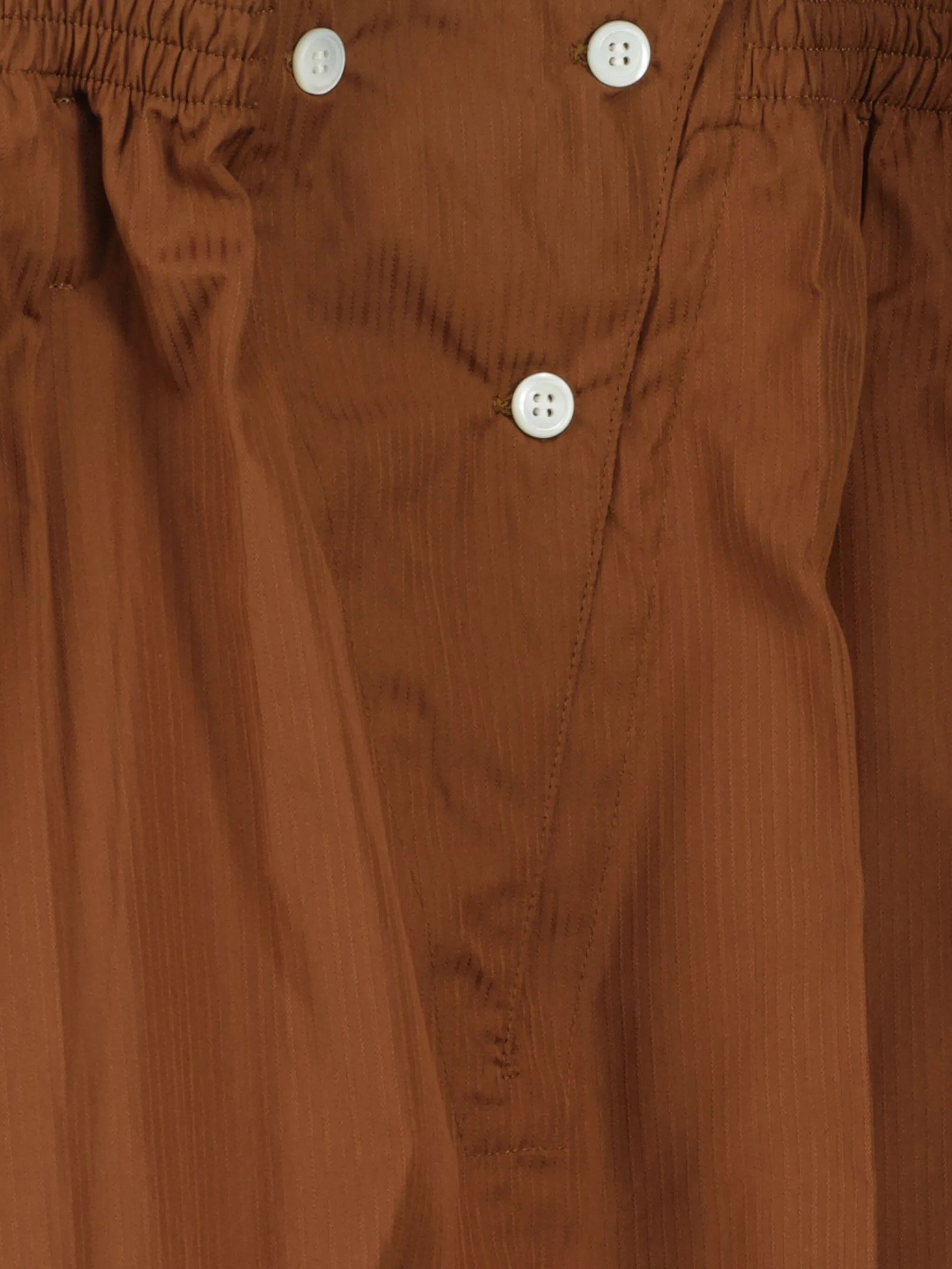 button-fastening mini skirt