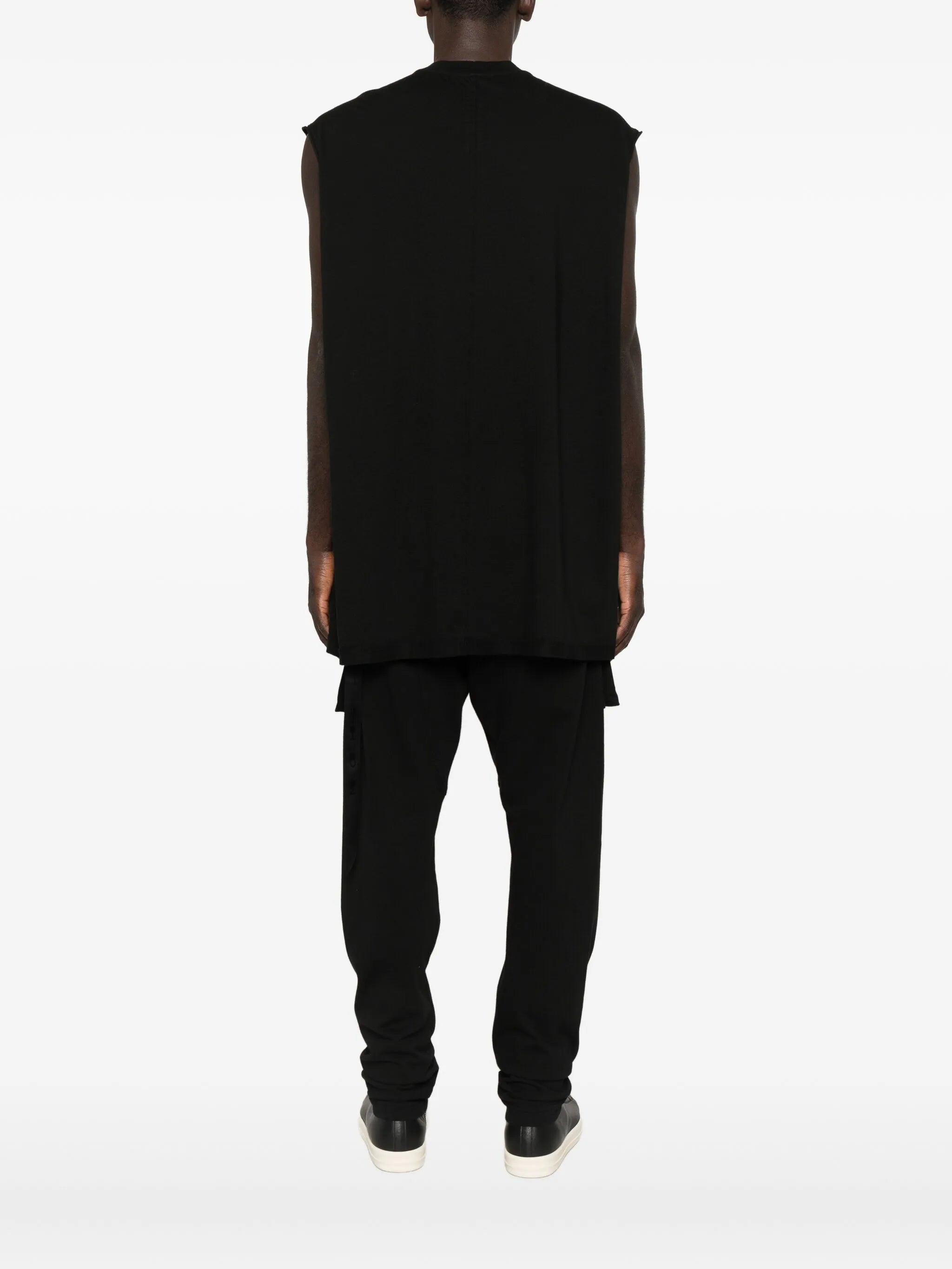 graphic-print sleeveless T-shirt