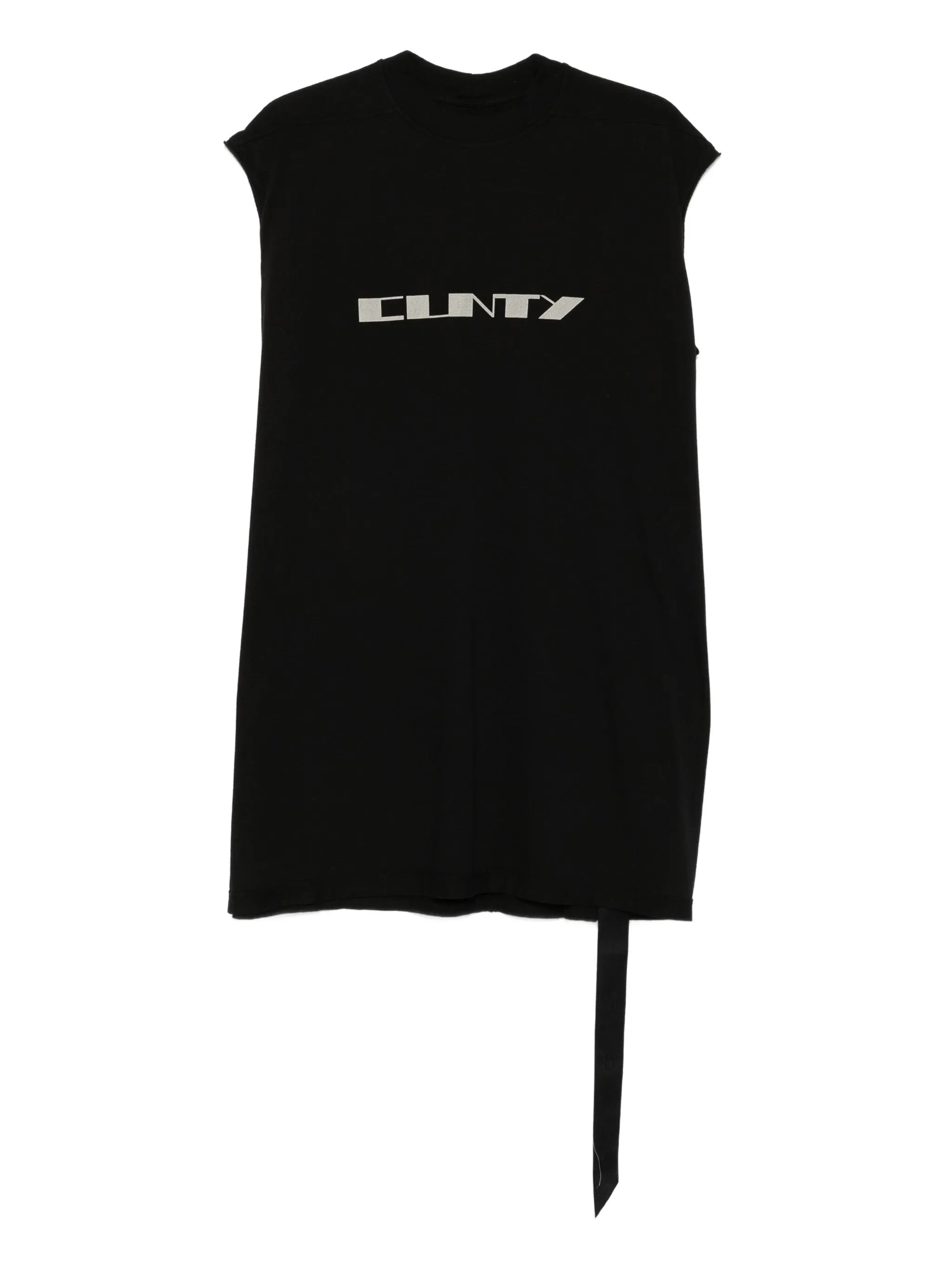 graphic-print sleeveless T-shirt