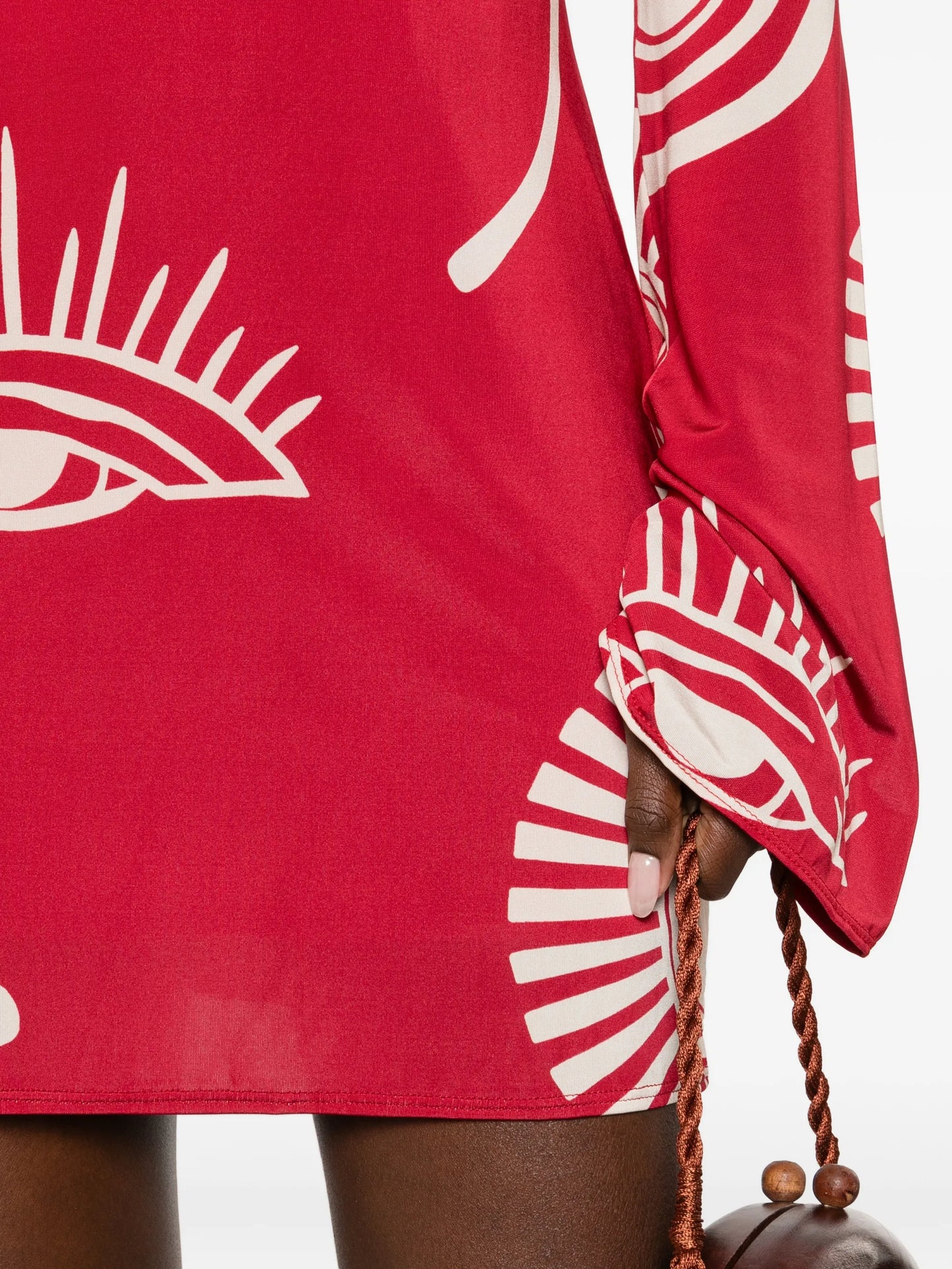 Misha long-sleeved mini dress