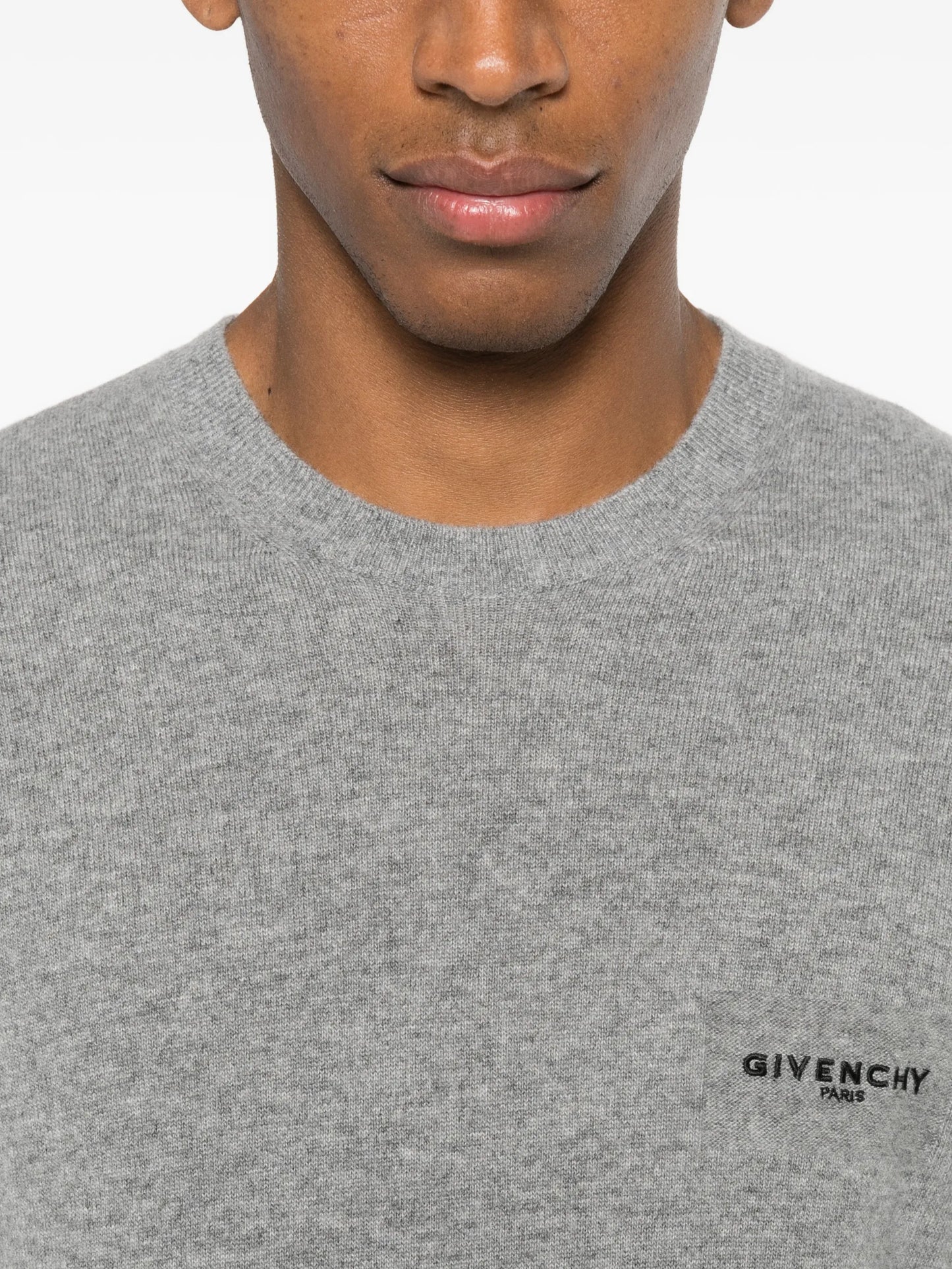 sweater in wool and cashmere embroidered Givenchy Paris
