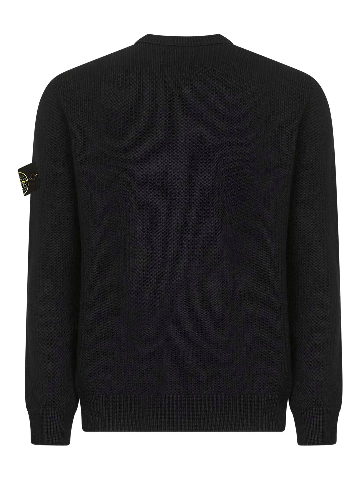ribbed crew-neck sweater