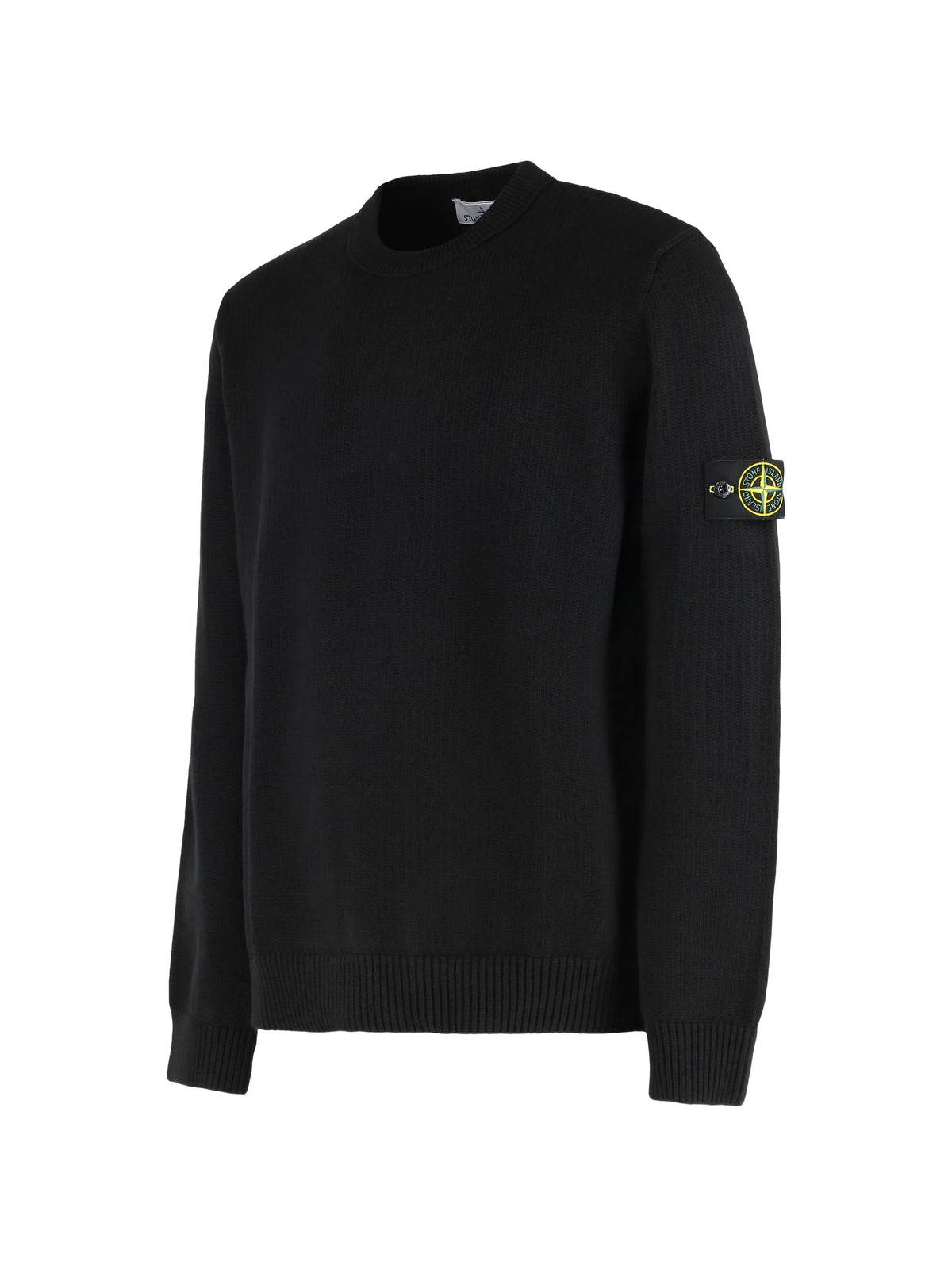 ribbed crew-neck sweater