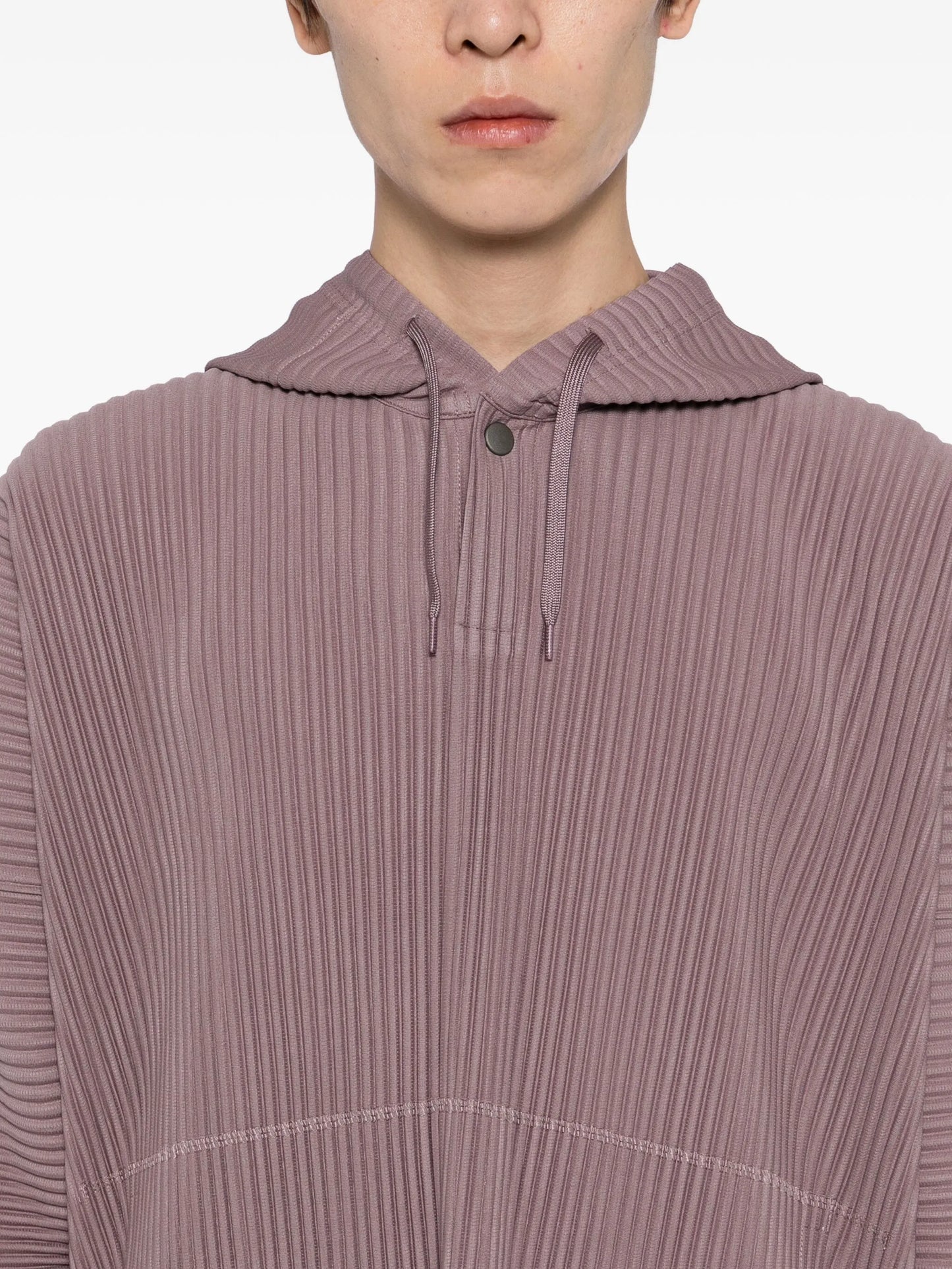 pleats hoodie
