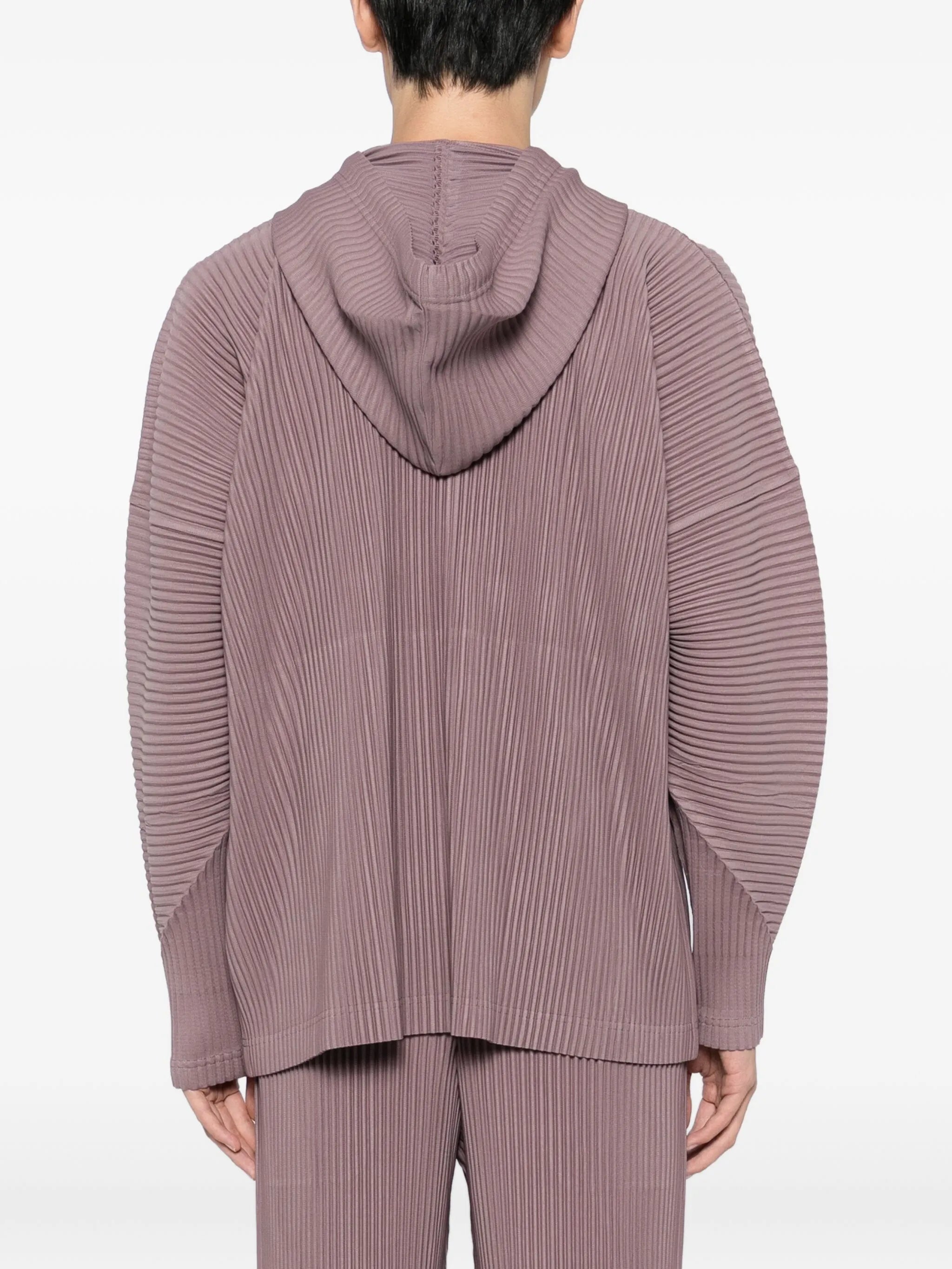 pleats hoodie