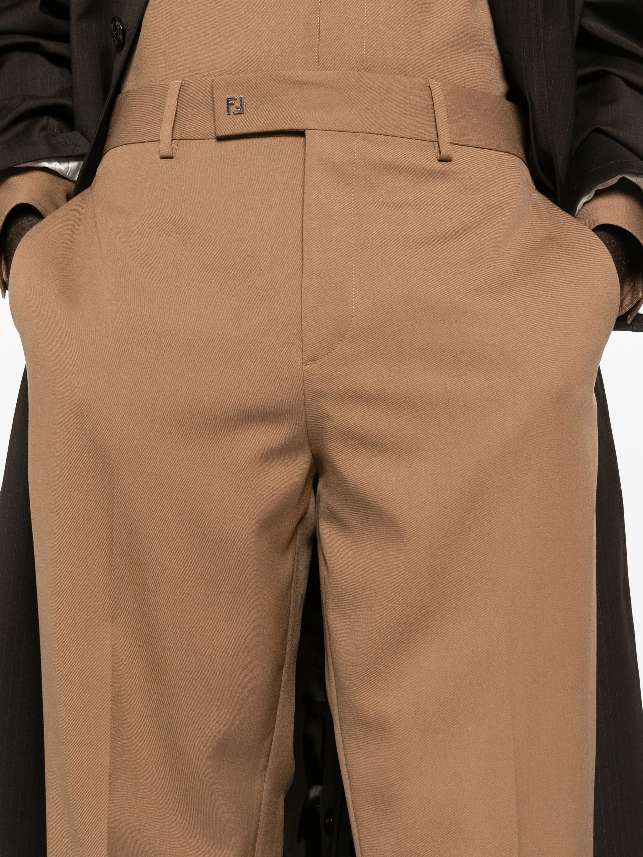 straight-leg trousers