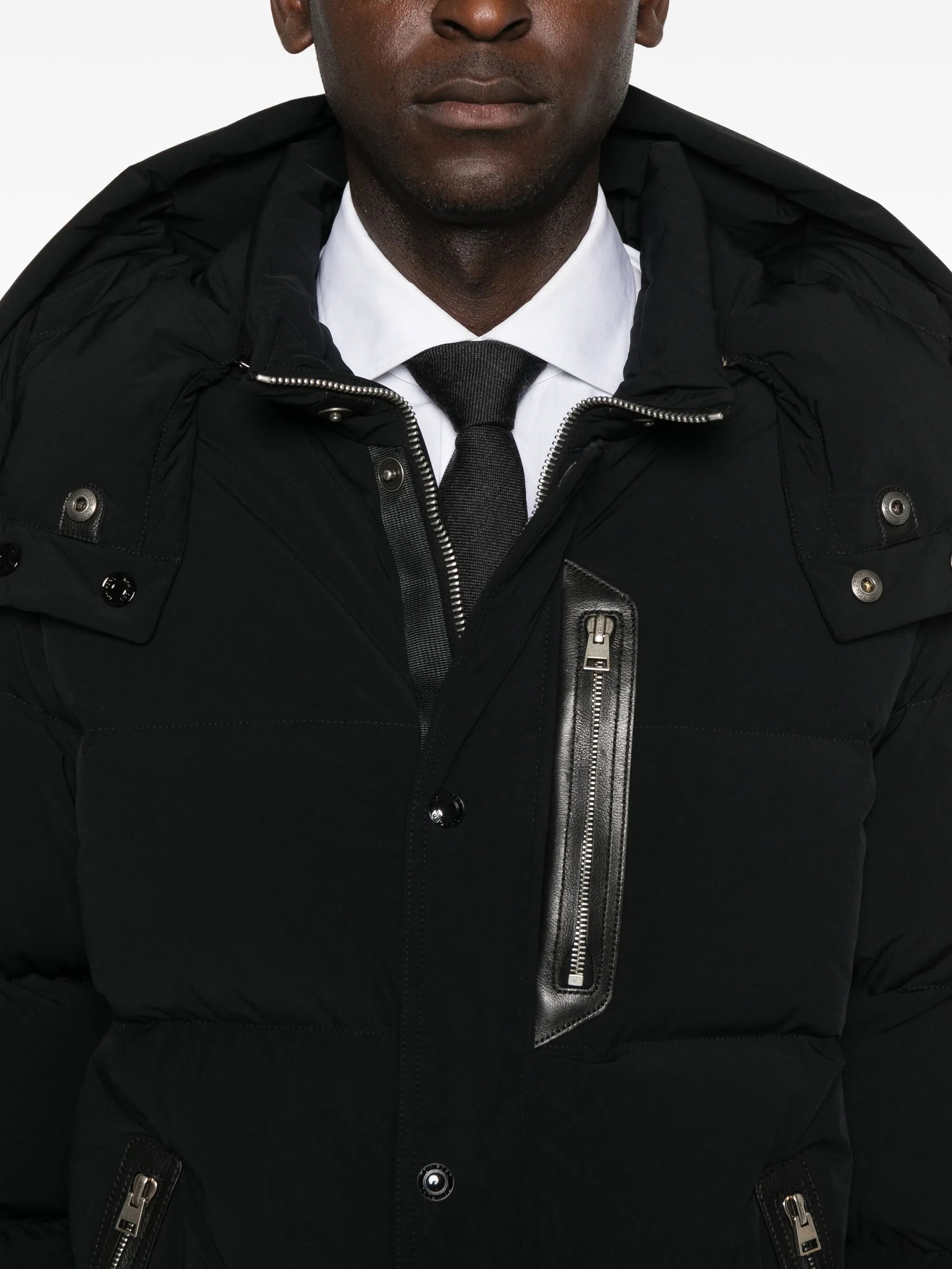 hooded puffer jacket