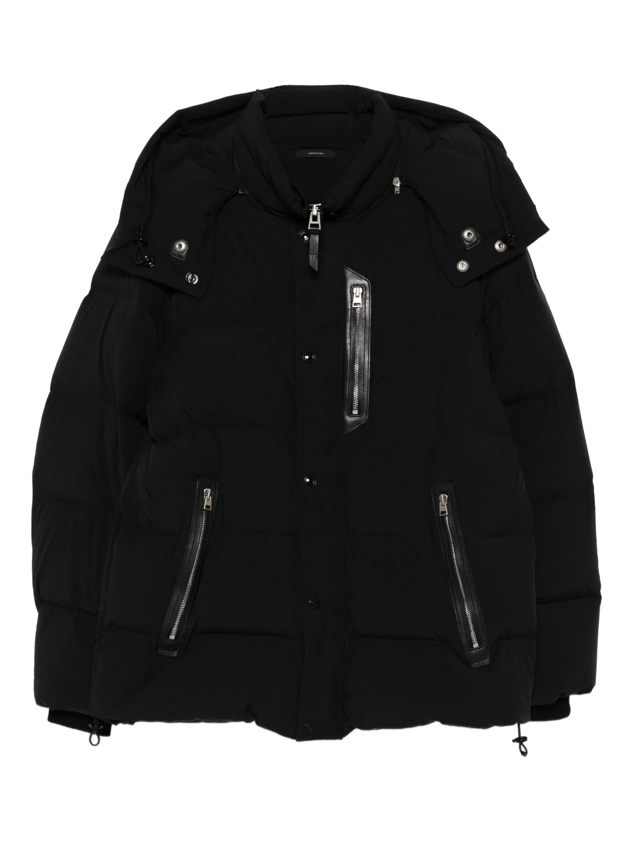 hooded puffer jacket