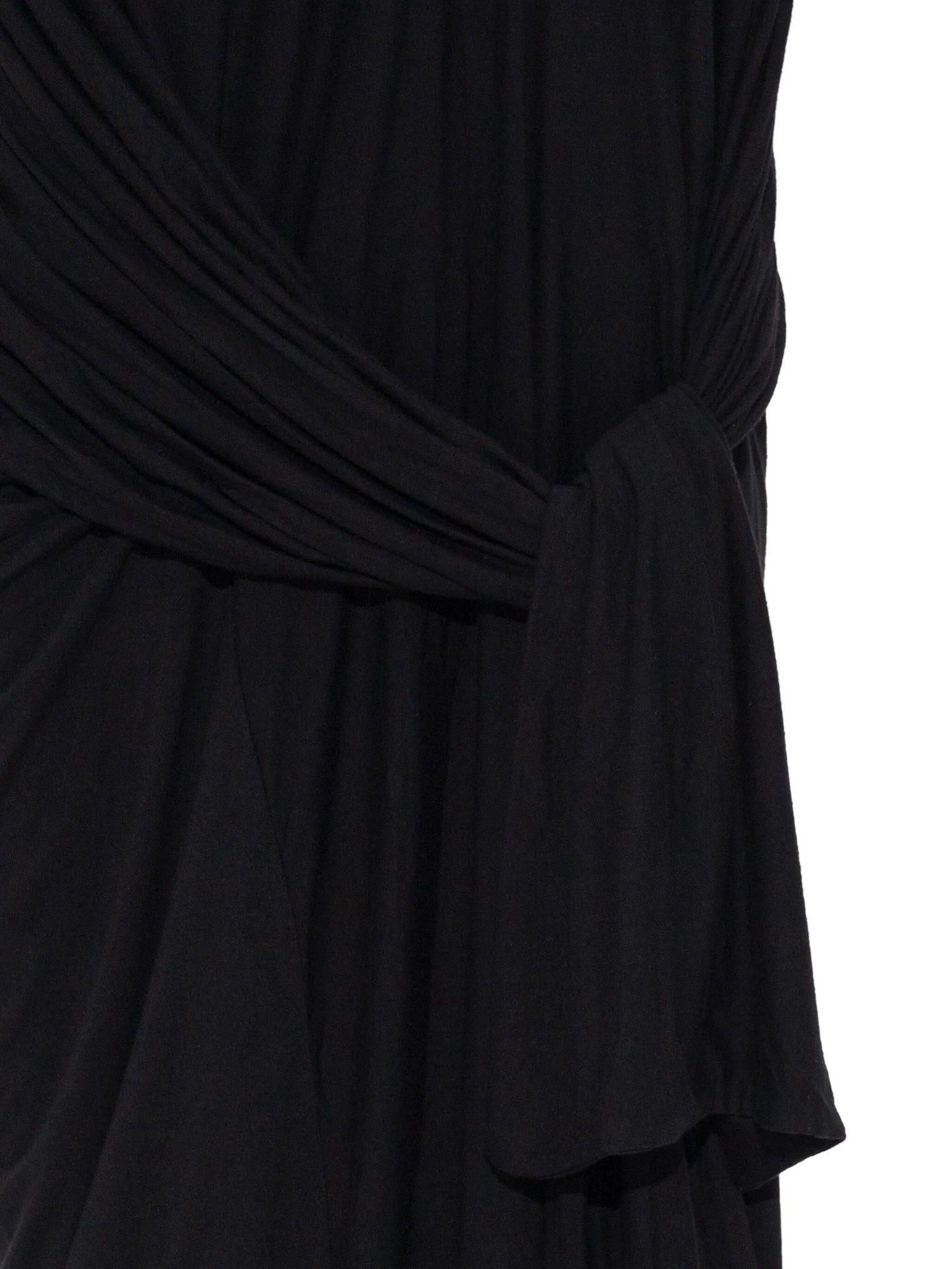draped knot-detail skirt