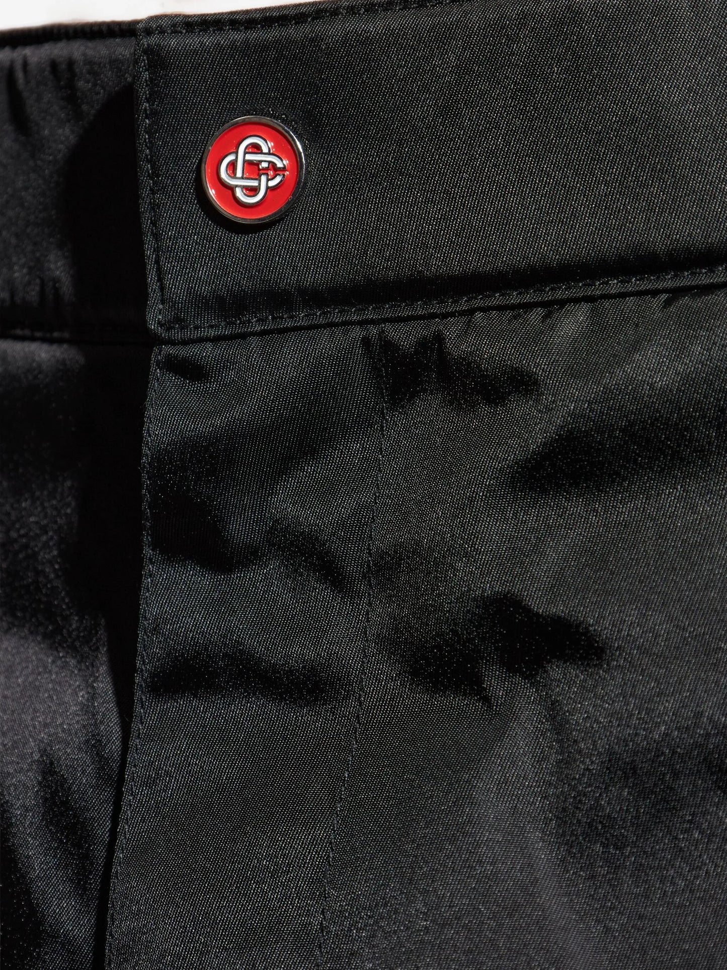 monogram panelled trousers