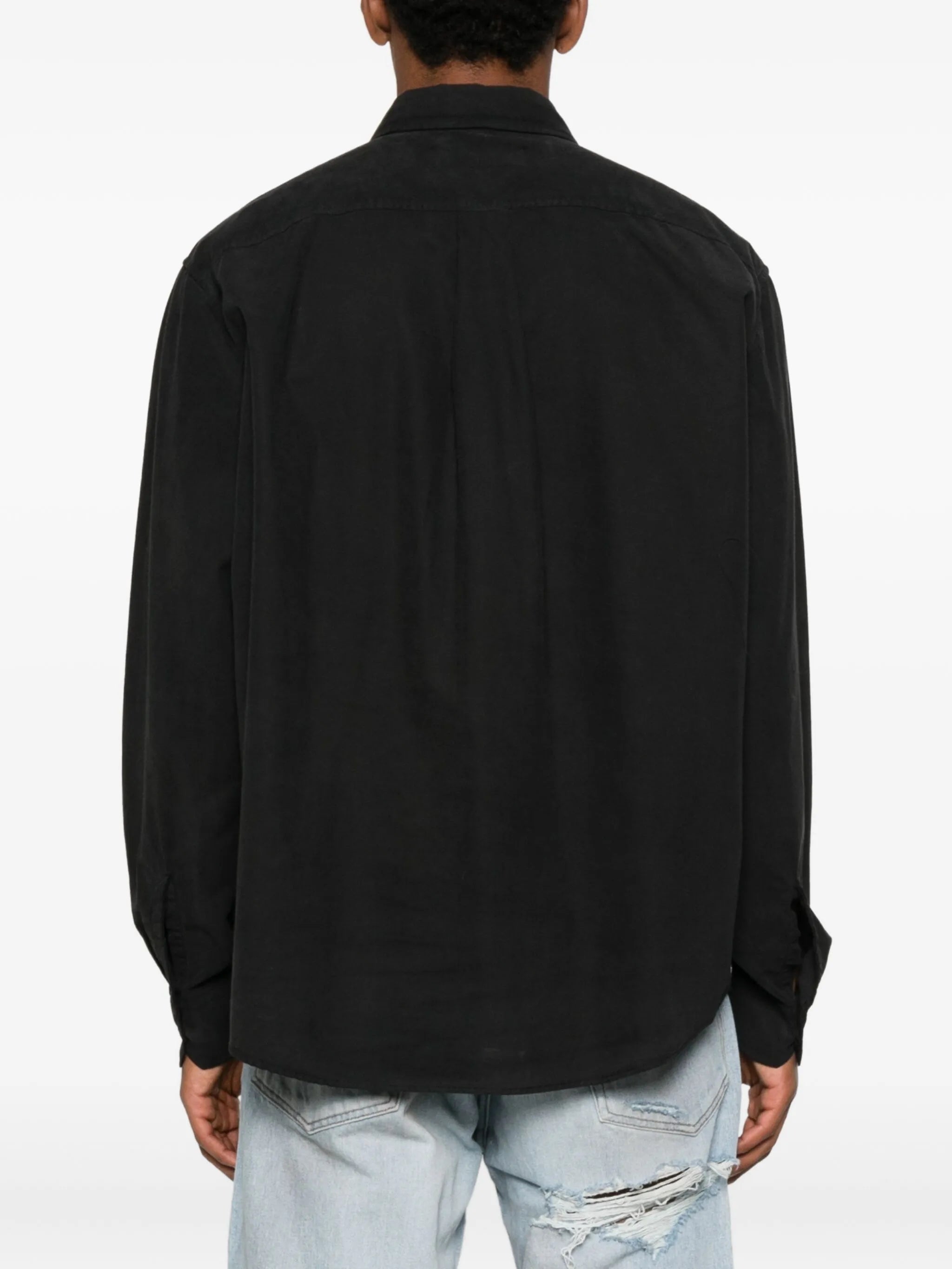 button pocket shirt