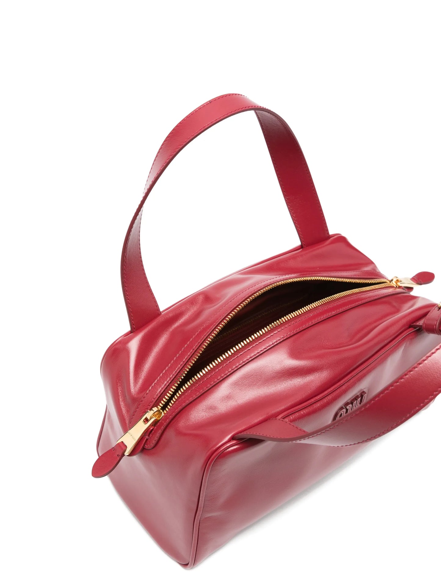 embossed softy shoulder bag