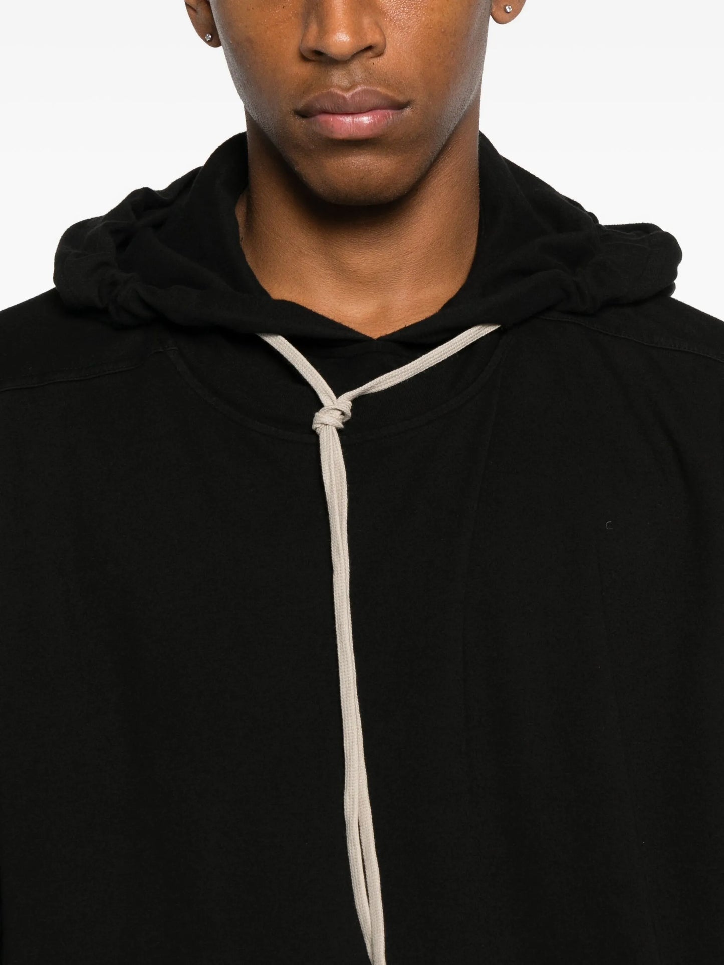Tommy layered drawstring hoodie