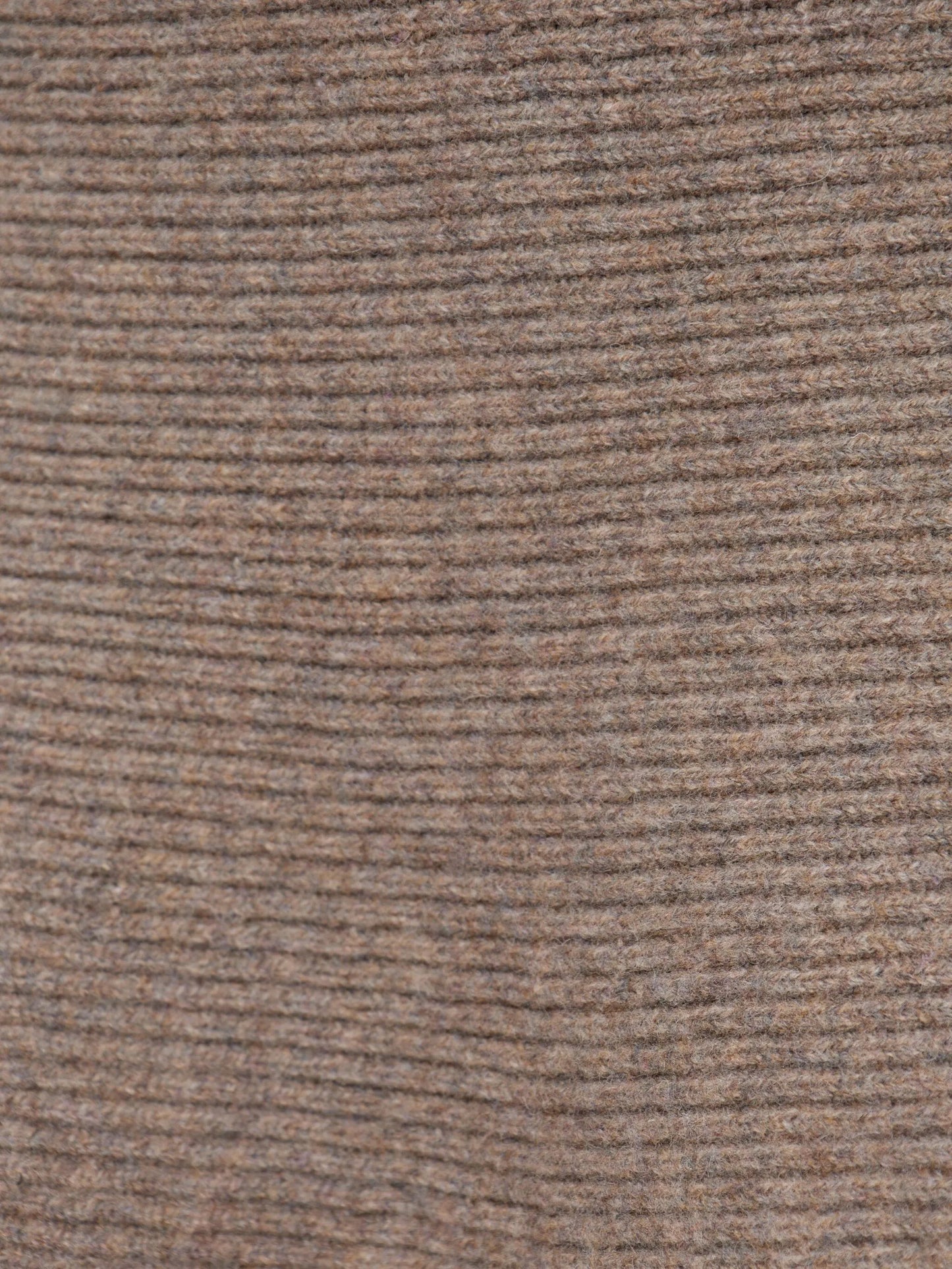 ribbed-knit flared skirt