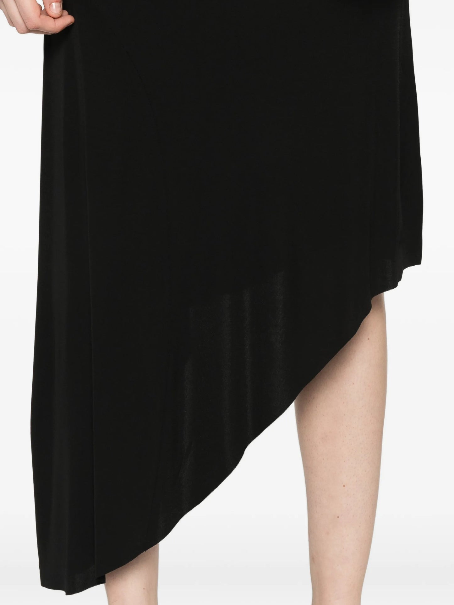 Kitty sheer asymmetric skirt