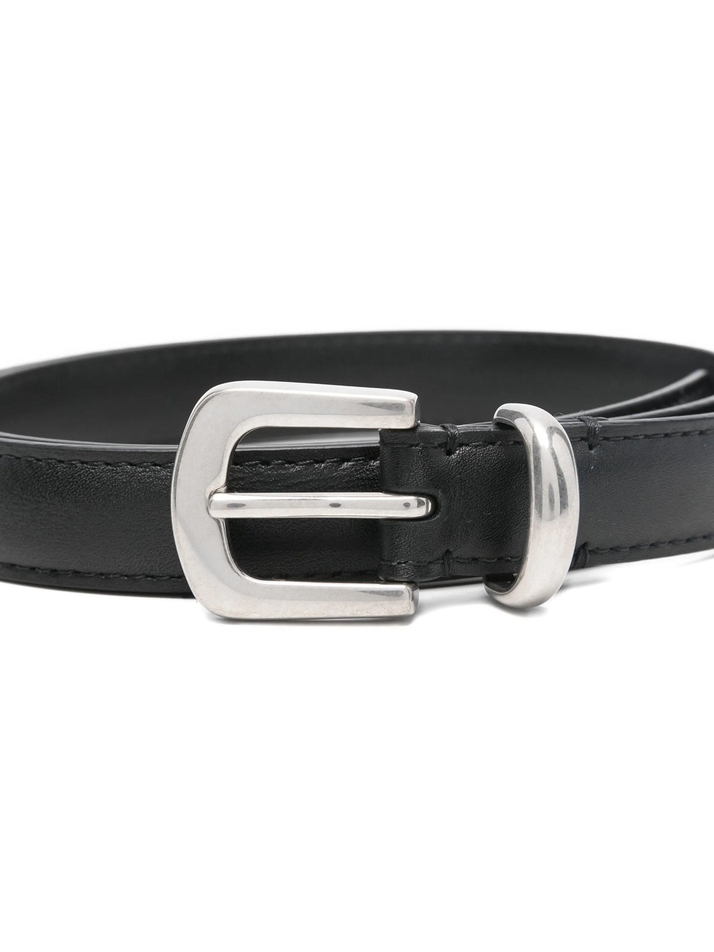 Ring leather belt
